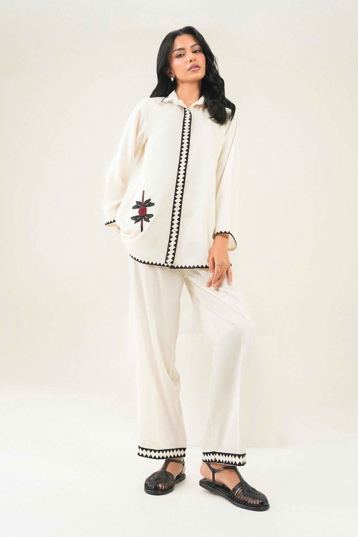 2 Piece - Embroidered Suit - AW25-30 for Women - Pret Collection | Nishat | Shop Online
