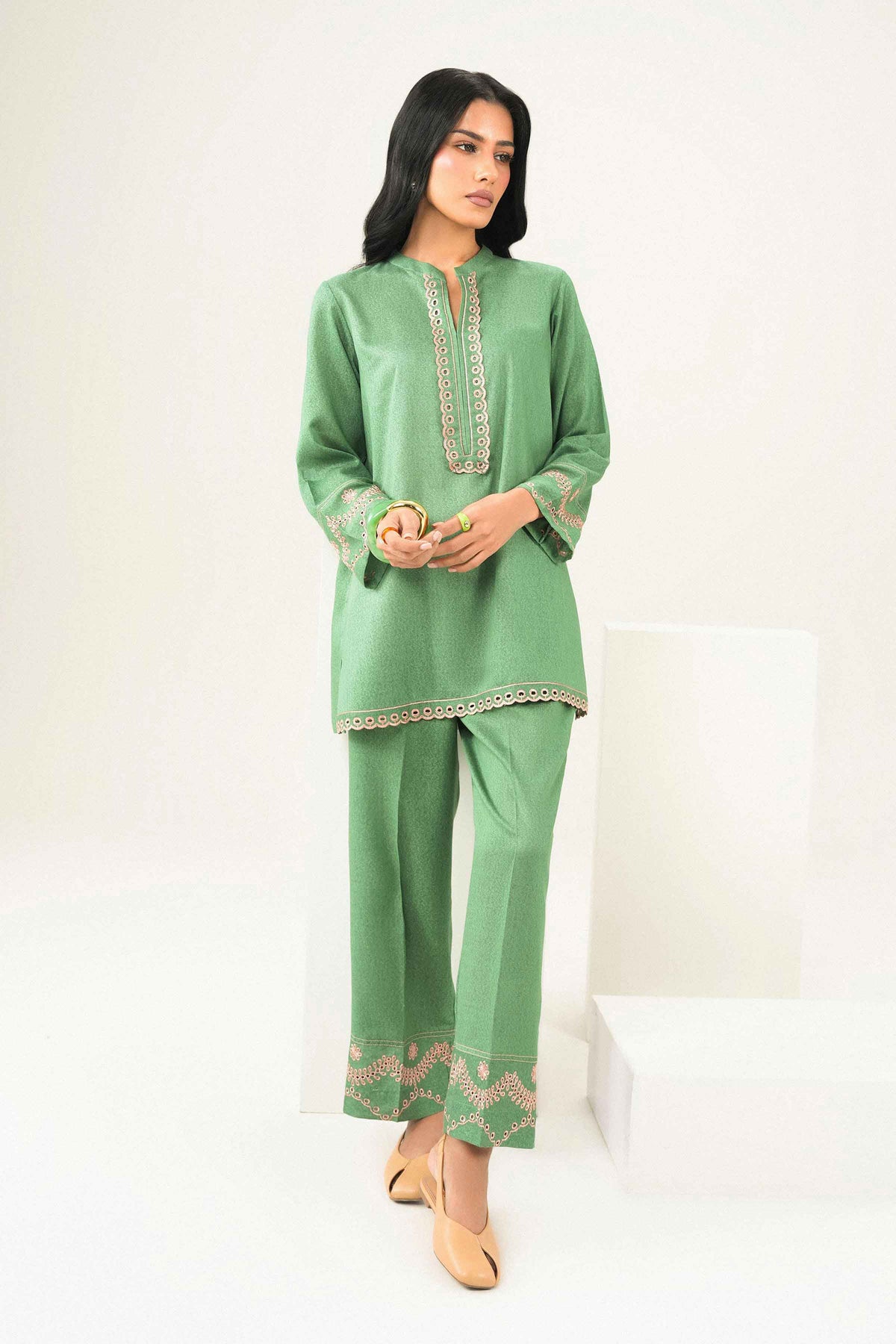 2 Piece - Embroidered Suit - AW25-31 for Women - Pret Collection | Nishat | Shop Online