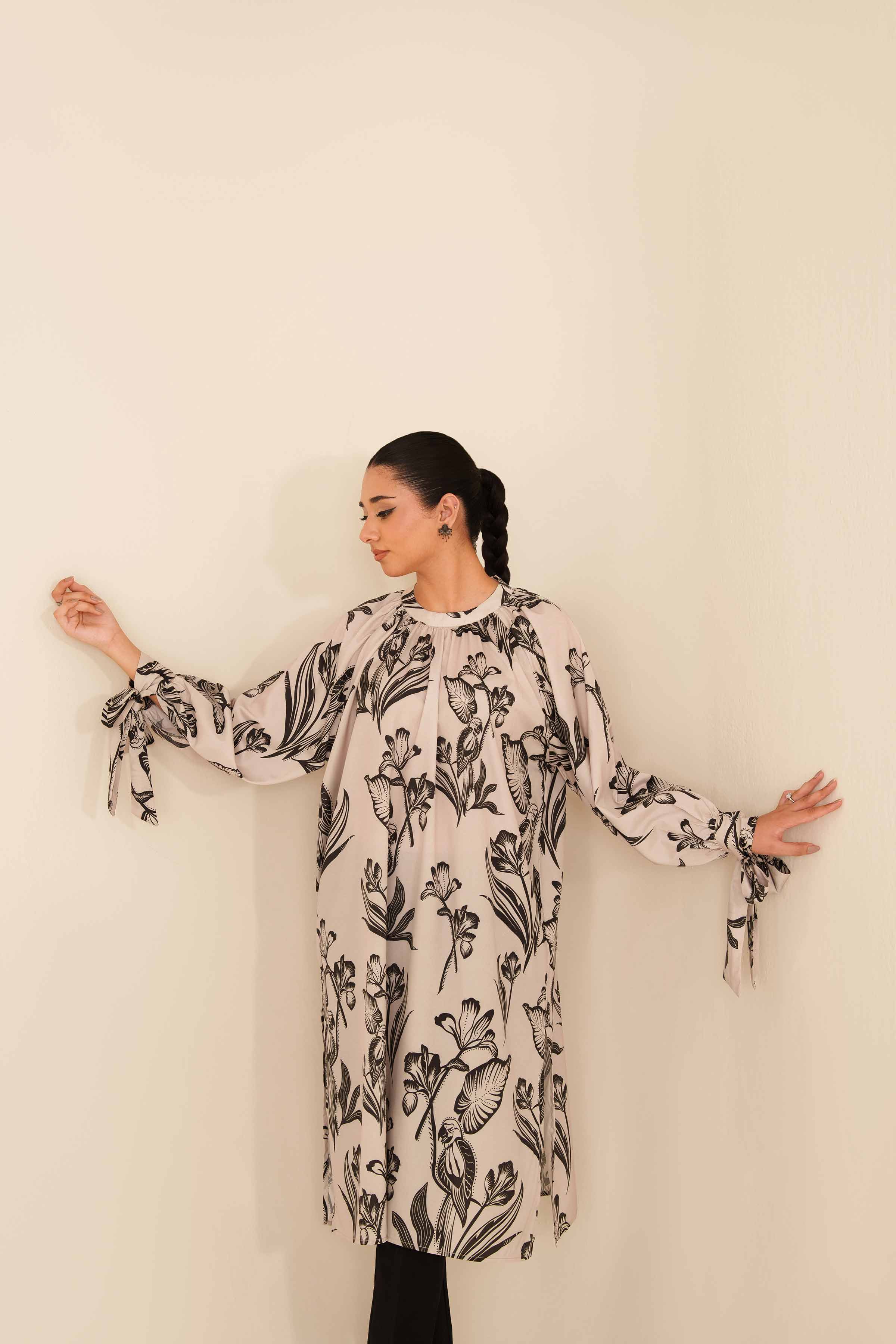 Printed Tunic - AW25-34 for Women - Pret Collection | Nishat | Shop Online