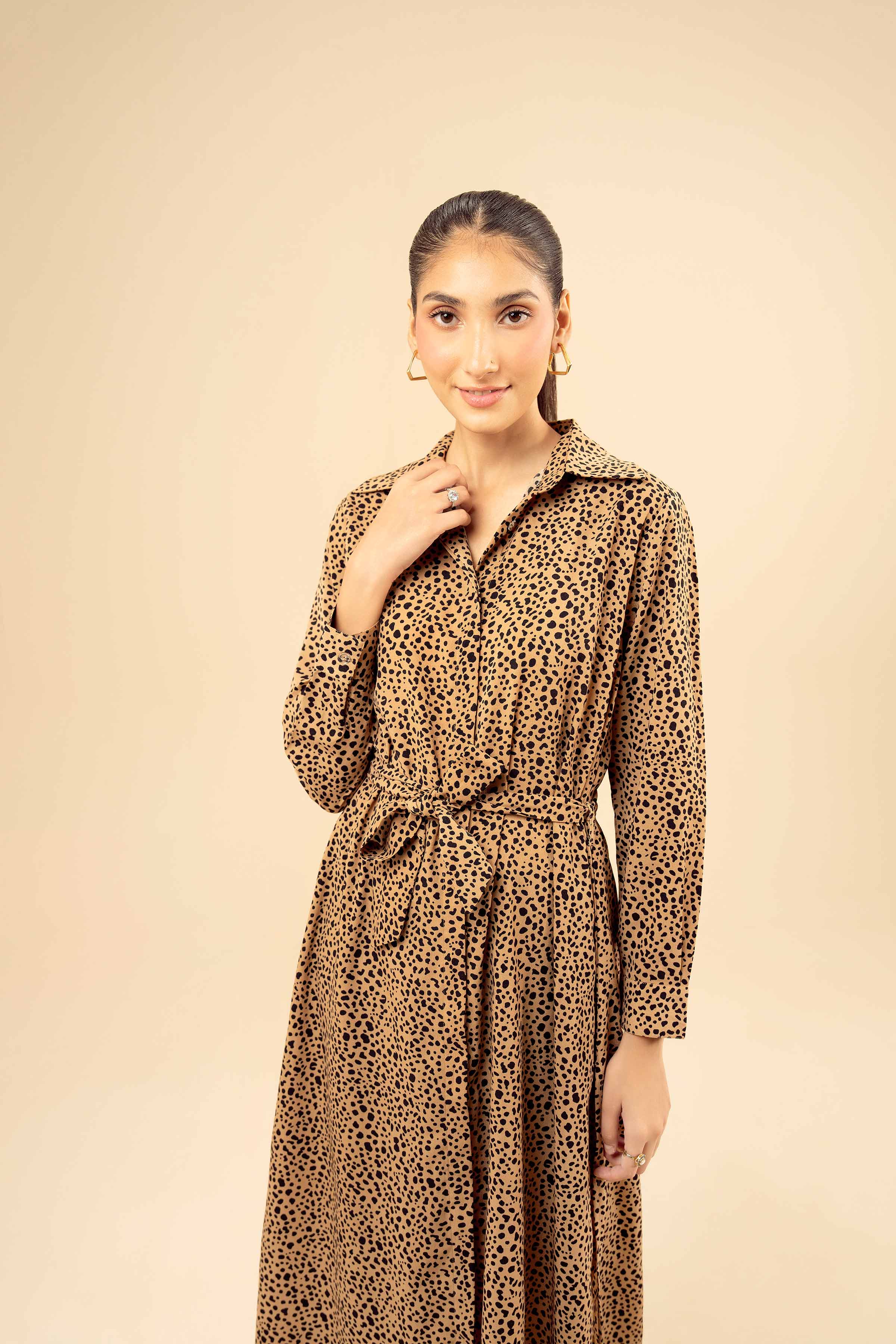 Printed Dress - AW25-42 for Women - Pret Collection | Nishat | Shop Online