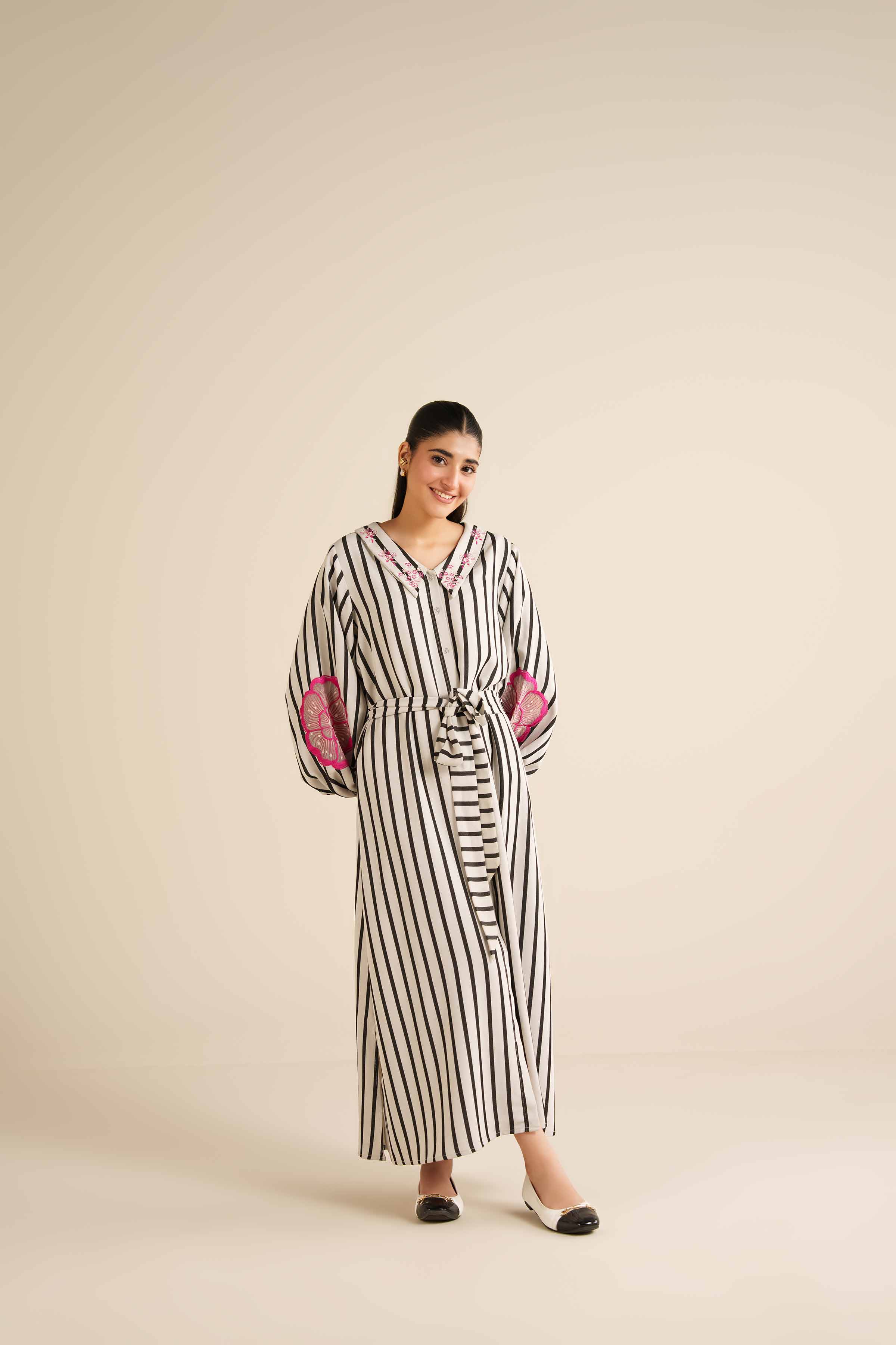 Printed Dress - AW25-44 for Women - Pret Collection | Nishat | Shop Online