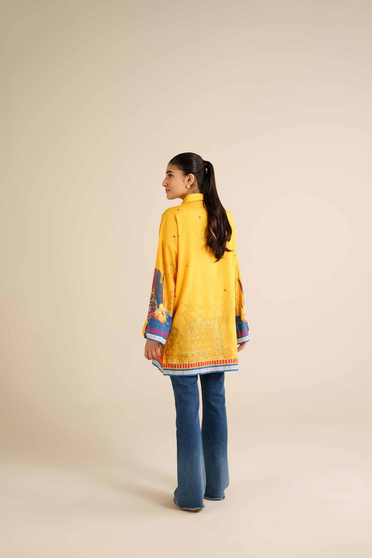 Printed Tunic - AW25-54 for Women - Pret Collection | Nishat | Shop Online