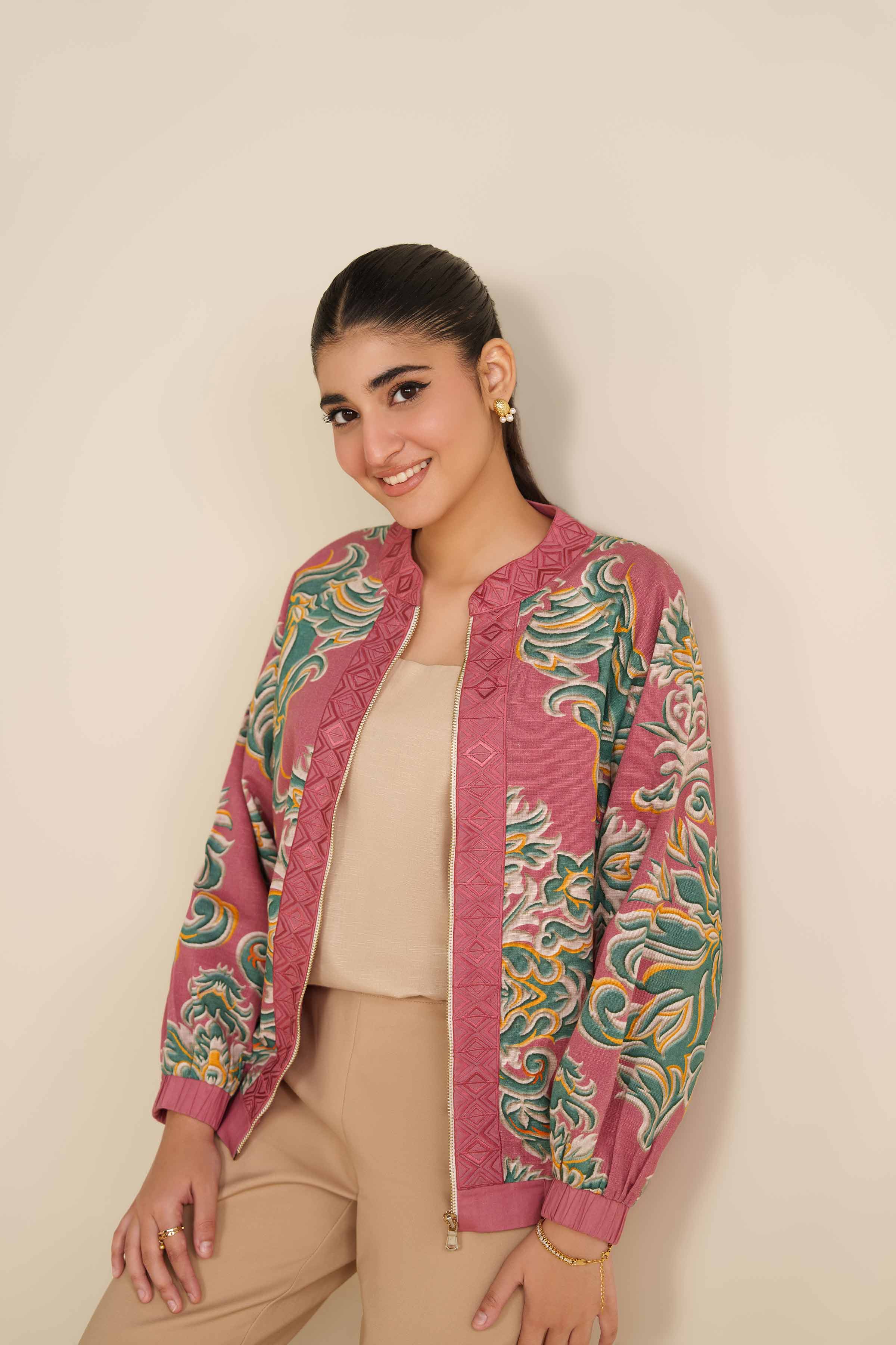 Printed Dress - AW25-57 for Women - Pret Collection | Nishat | Shop Online