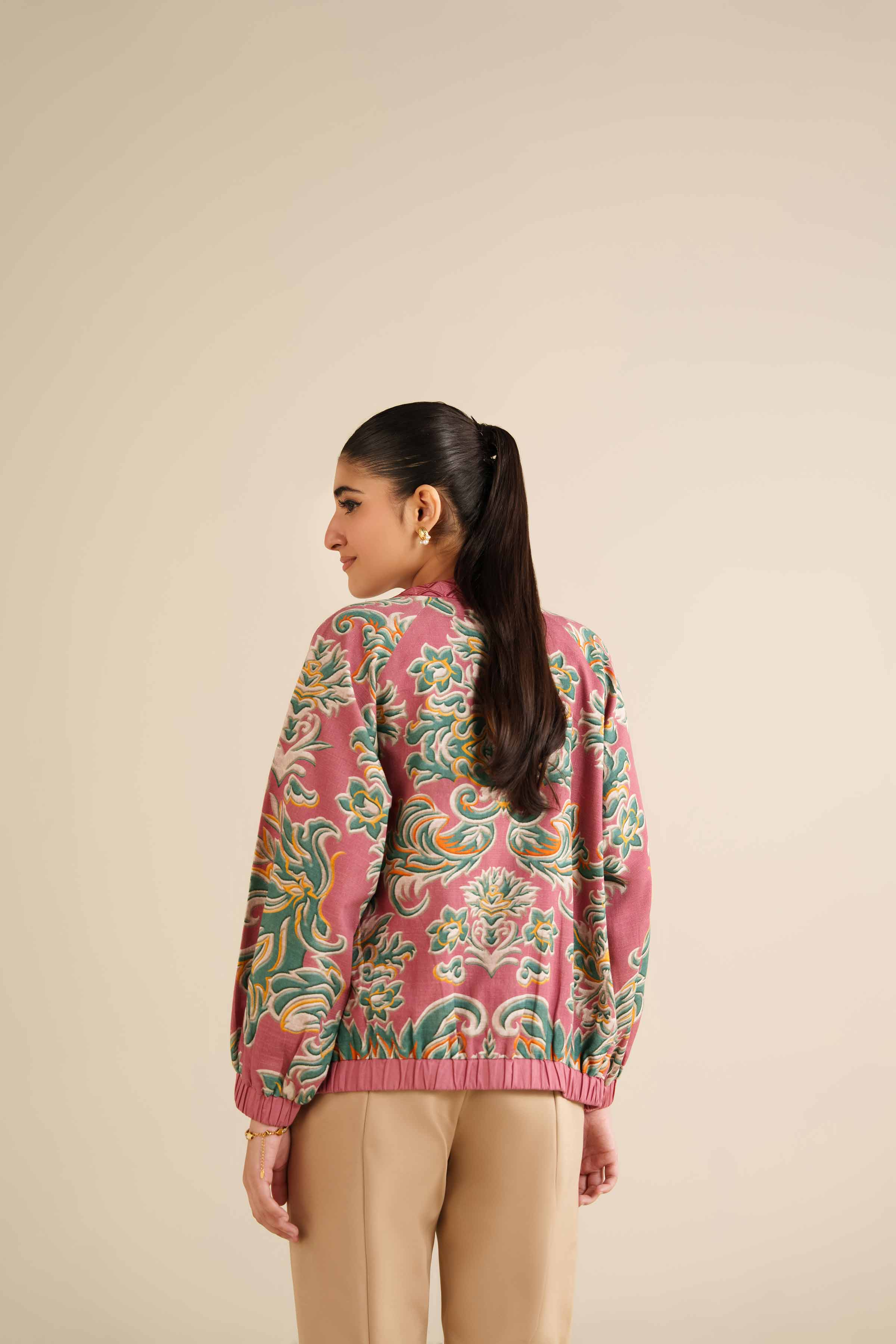 Printed Dress - AW25-57 for Women - Pret Collection | Nishat | Shop Online