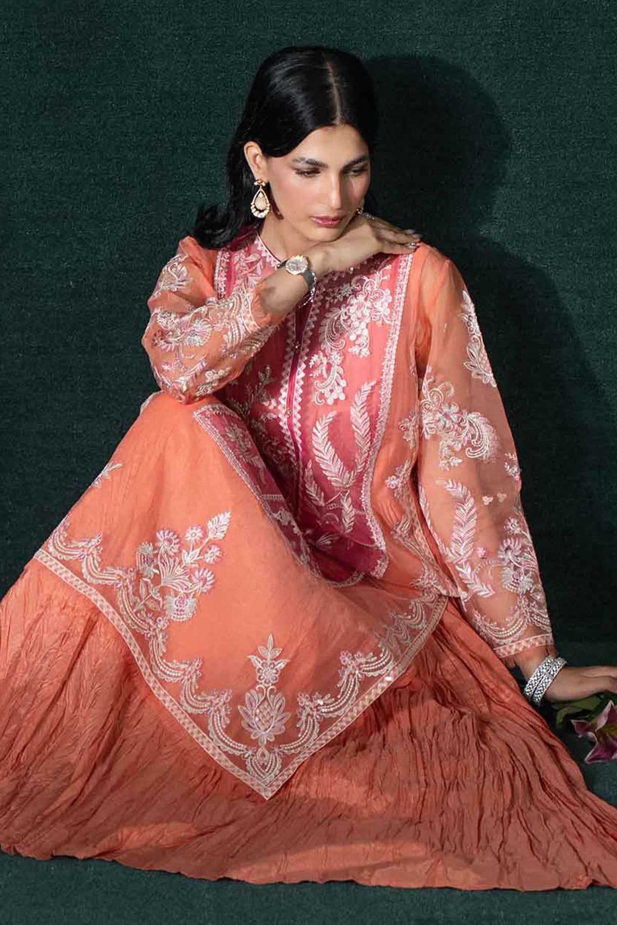 2 Piece - Embroidered Suit - CBS26-08 for Women - Boutique Collection | Nishat | Shop Online