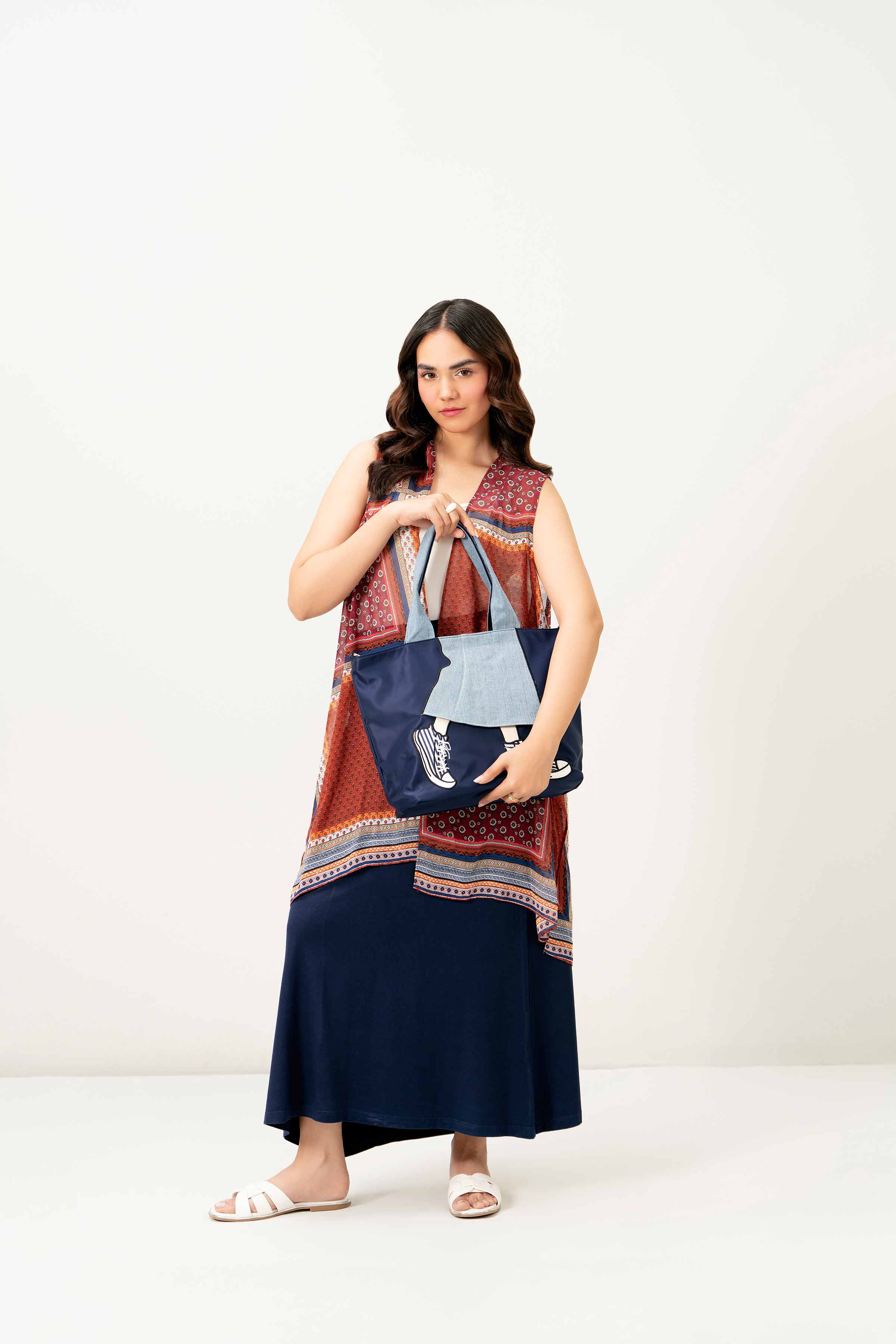 Navy Shoulder Bag-440832121 for Women - Fashion Collection | Nishat | Shop Online