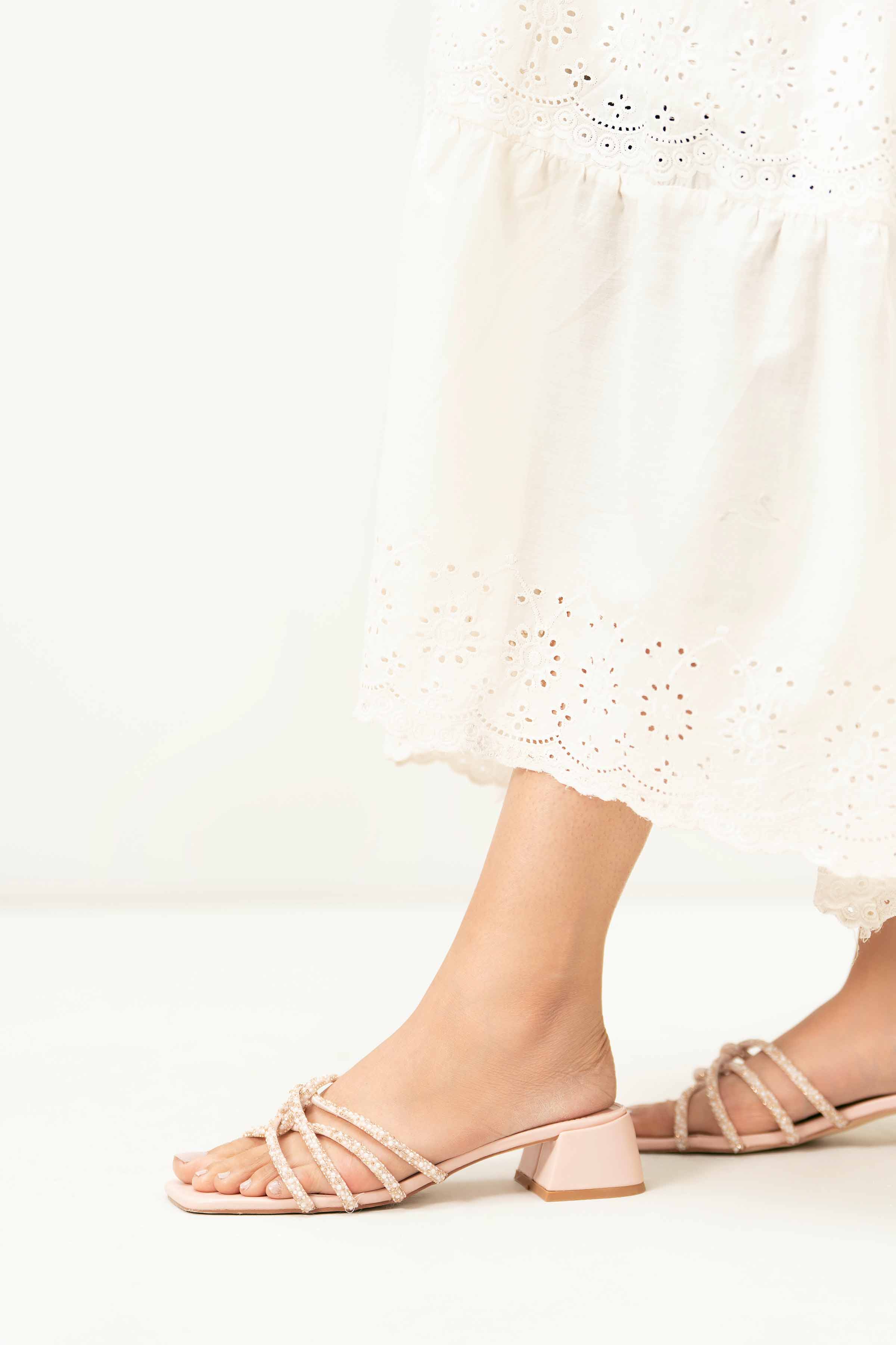 Pink Block Heels-440682905 for Women - Fashion Collection | Nishat | Shop Online