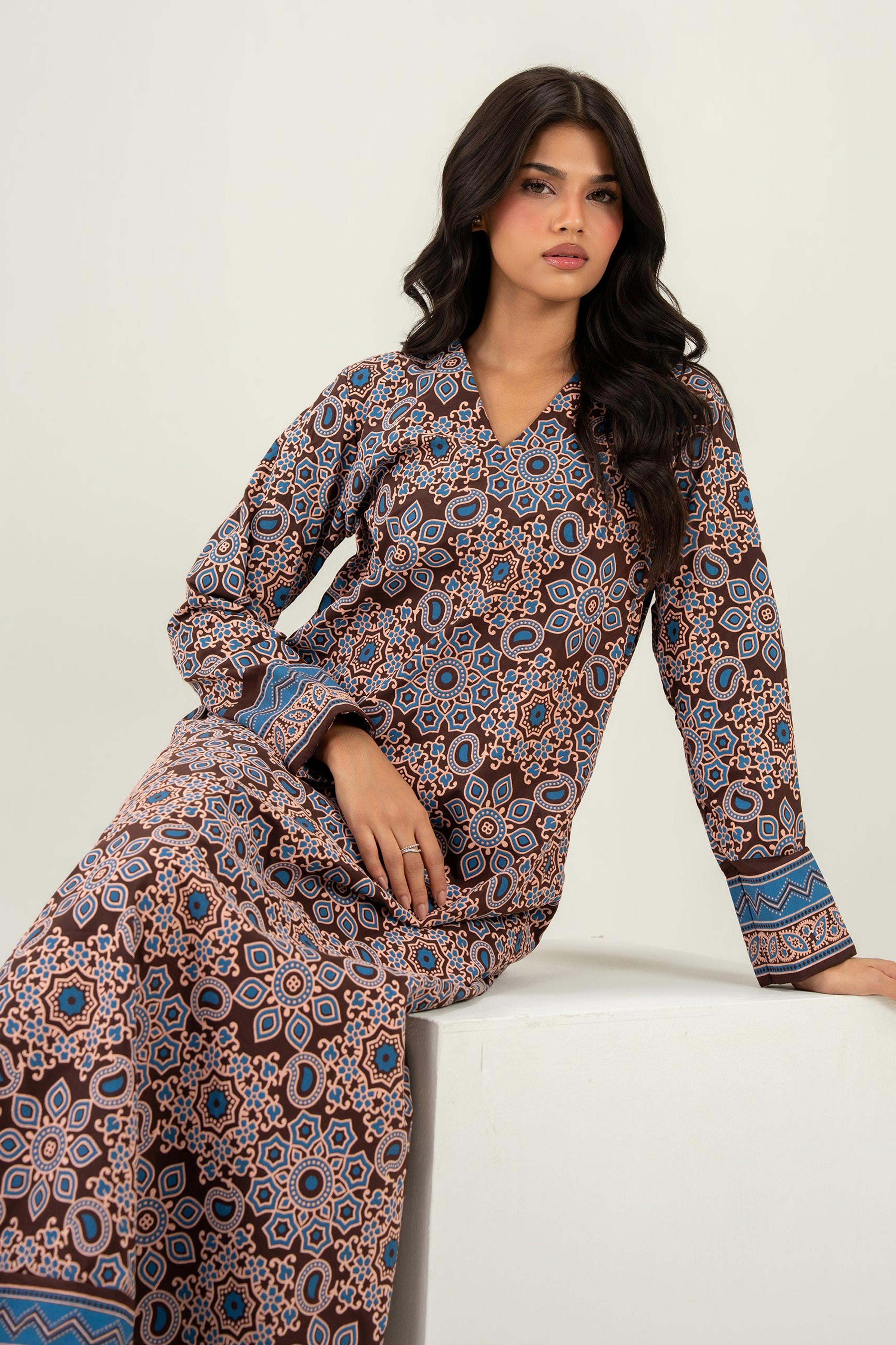 Printed Dress - FE26-117