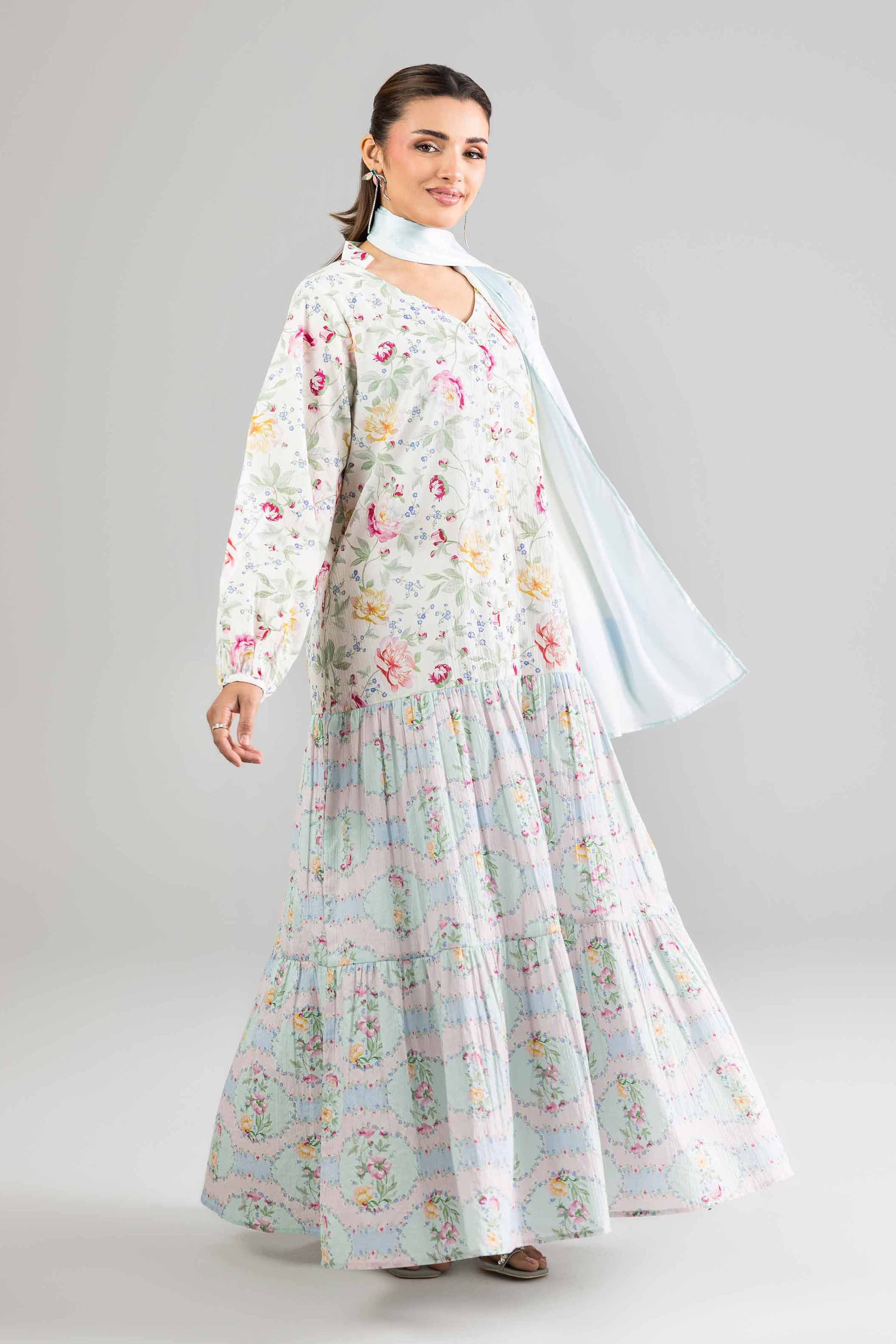 2 Piece - Printed Dress - FE26-24