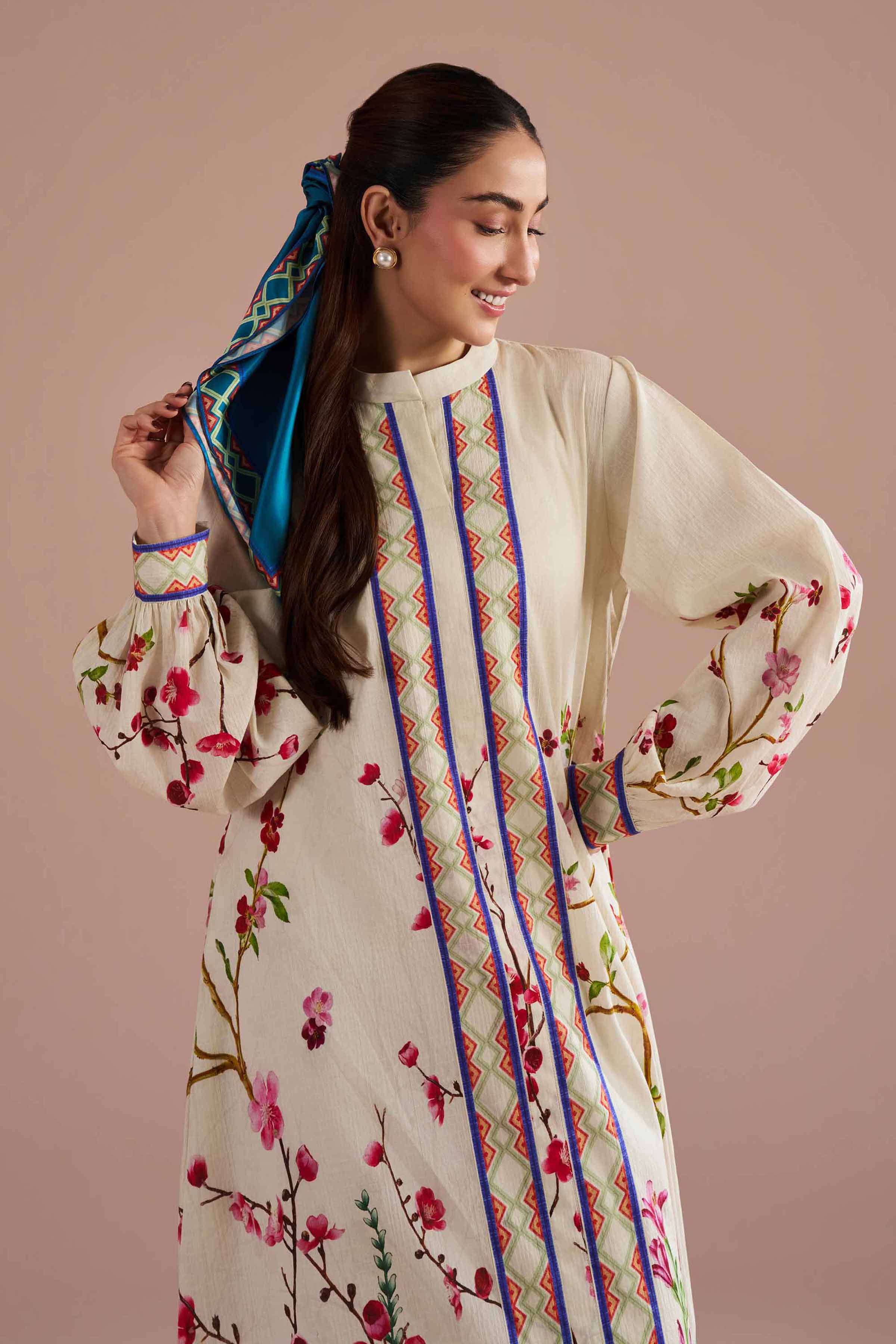 2 Piece - Printed Suit - FE26-25 for Women - Pret Collection | Nishat | Shop Online