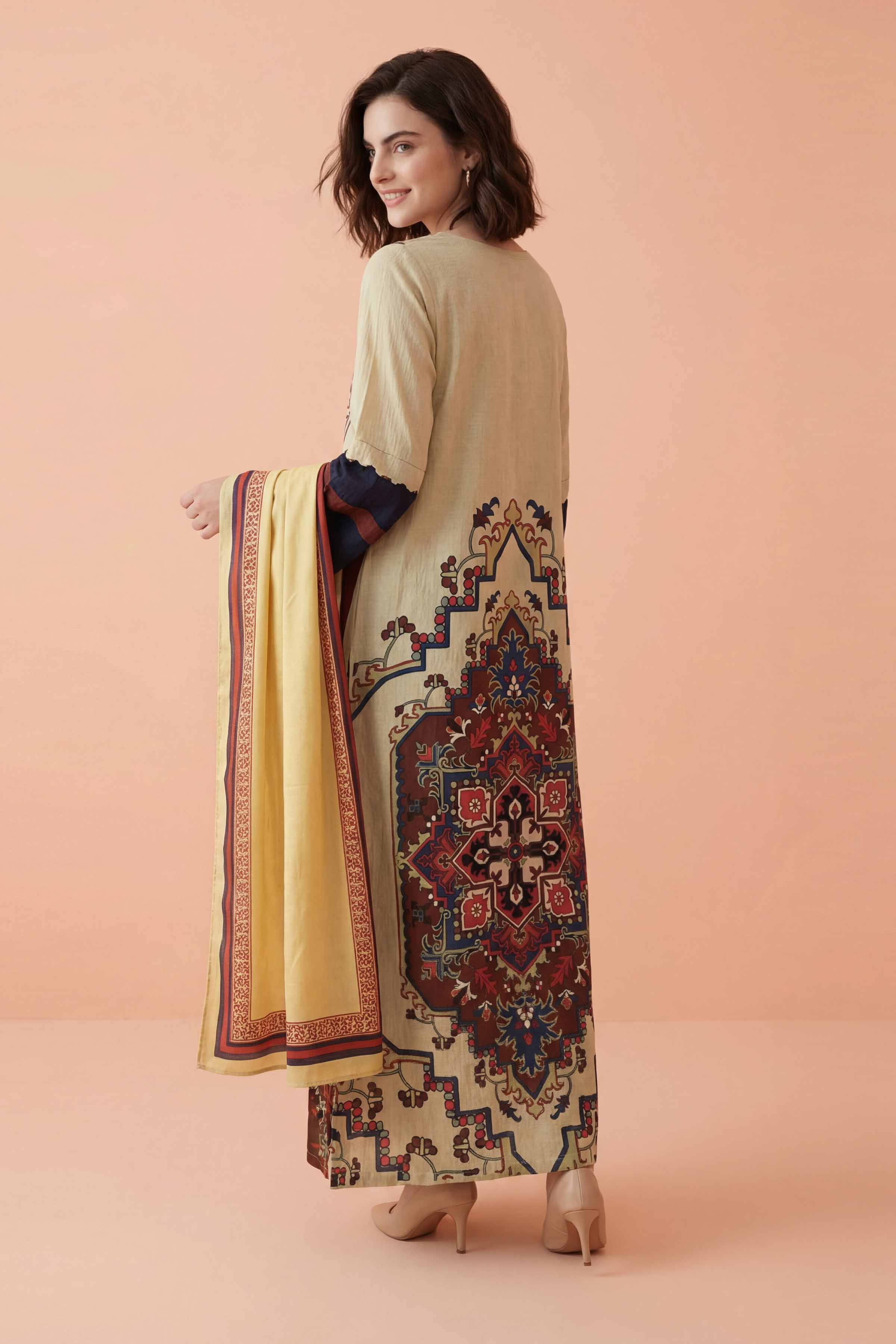 2 Piece - Printed Shirt - FE26-44