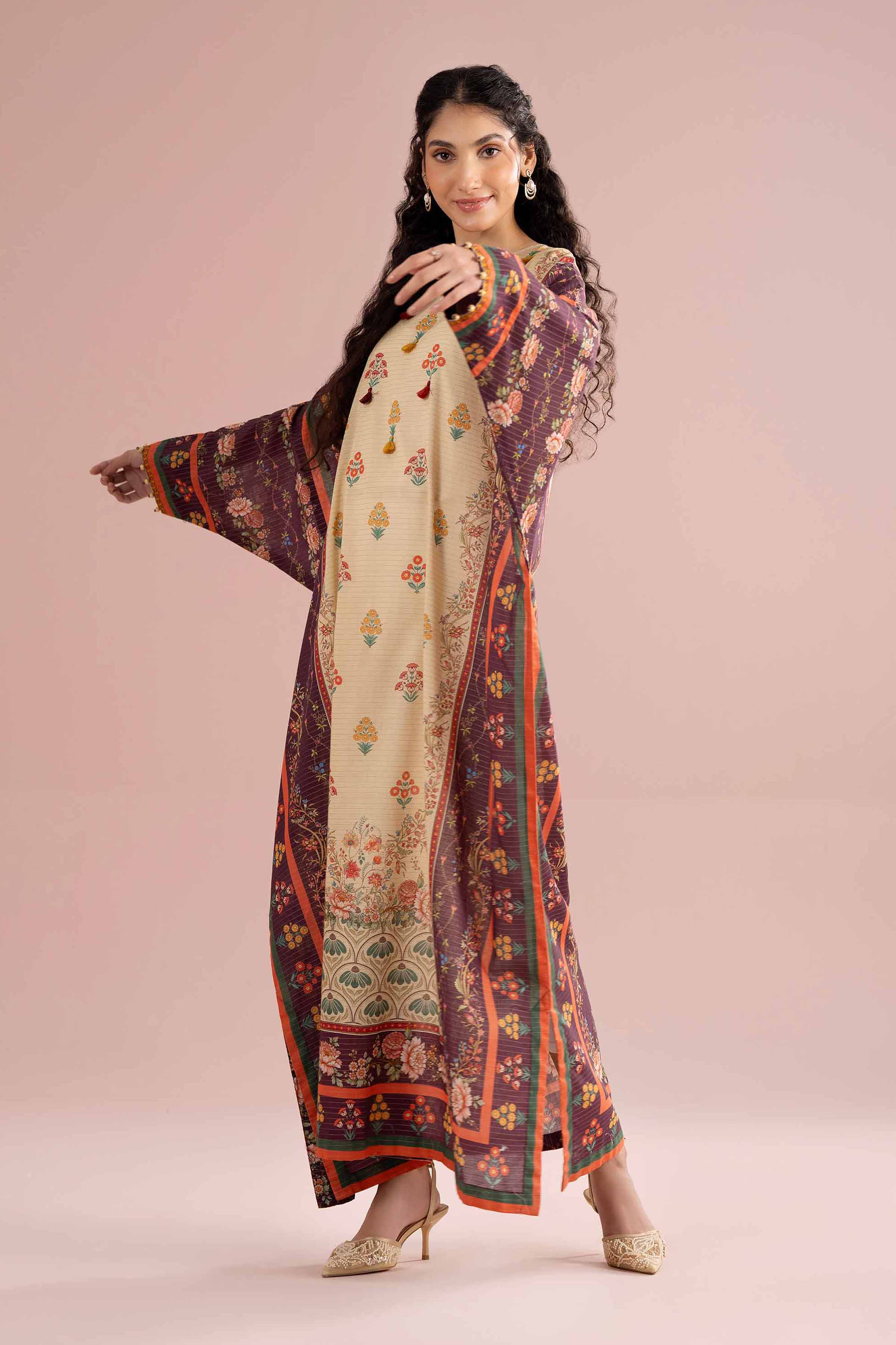Printed Shirt - FE26-52 for Women - Pret Collection | Nishat | Shop Online