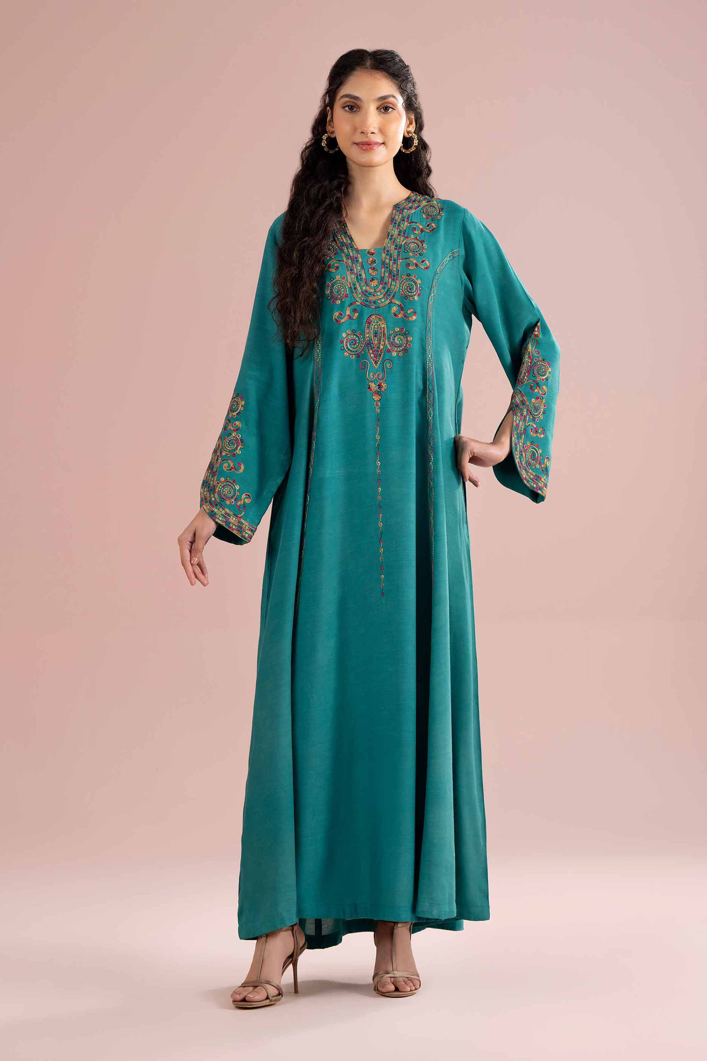 Embroidered Dress - FE26-57 for Women - Pret Collection | Nishat | Shop Online