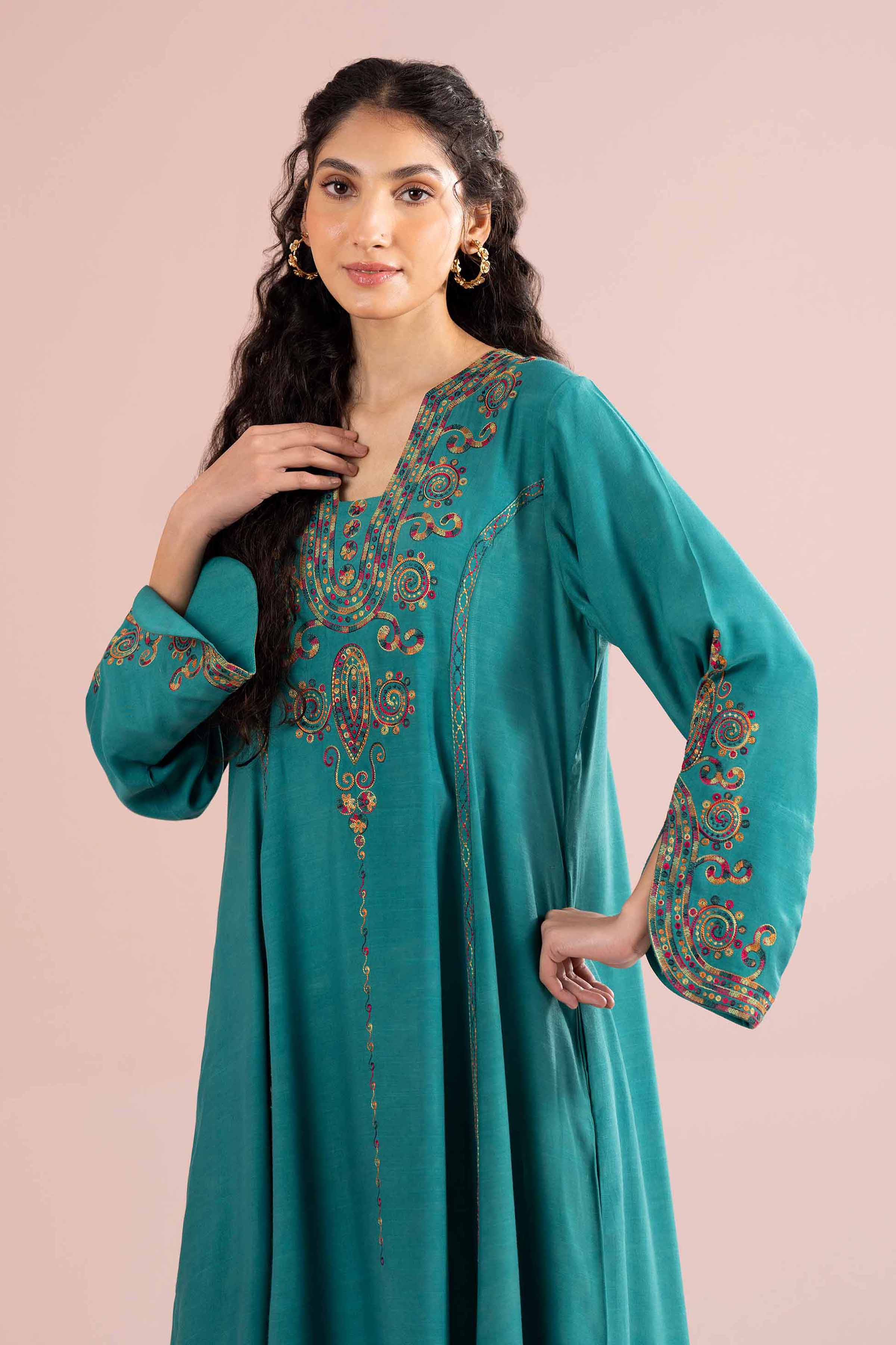 Embroidered Dress - FE26-57 for Women - Pret Collection | Nishat | Shop Online