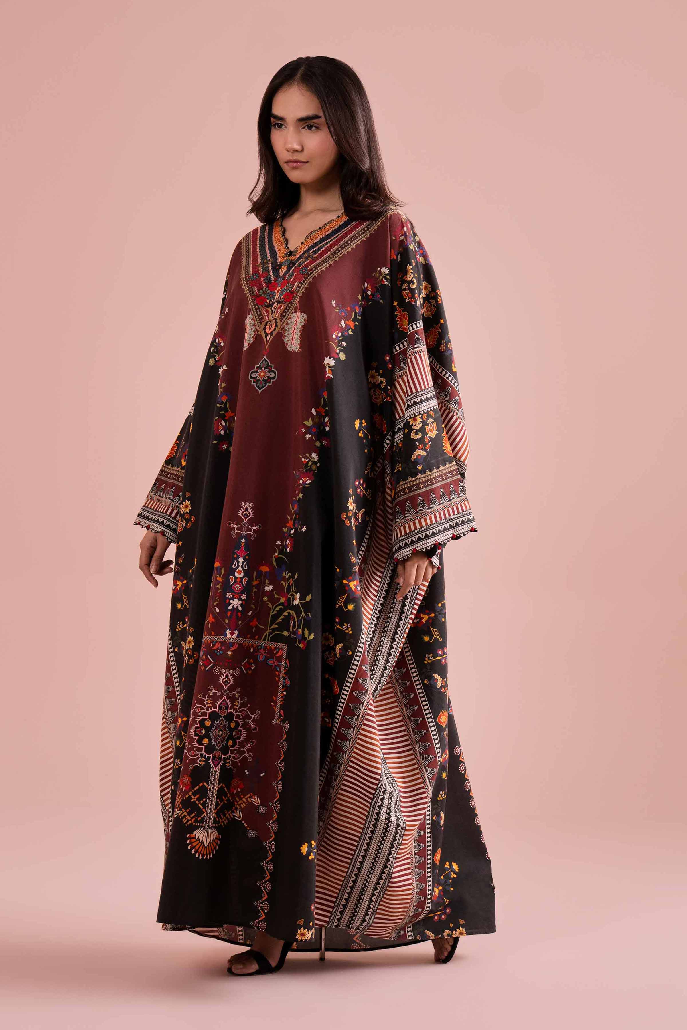 Printed Dress - FE26-67 for Women - Pret Collection | Nishat | Shop Online