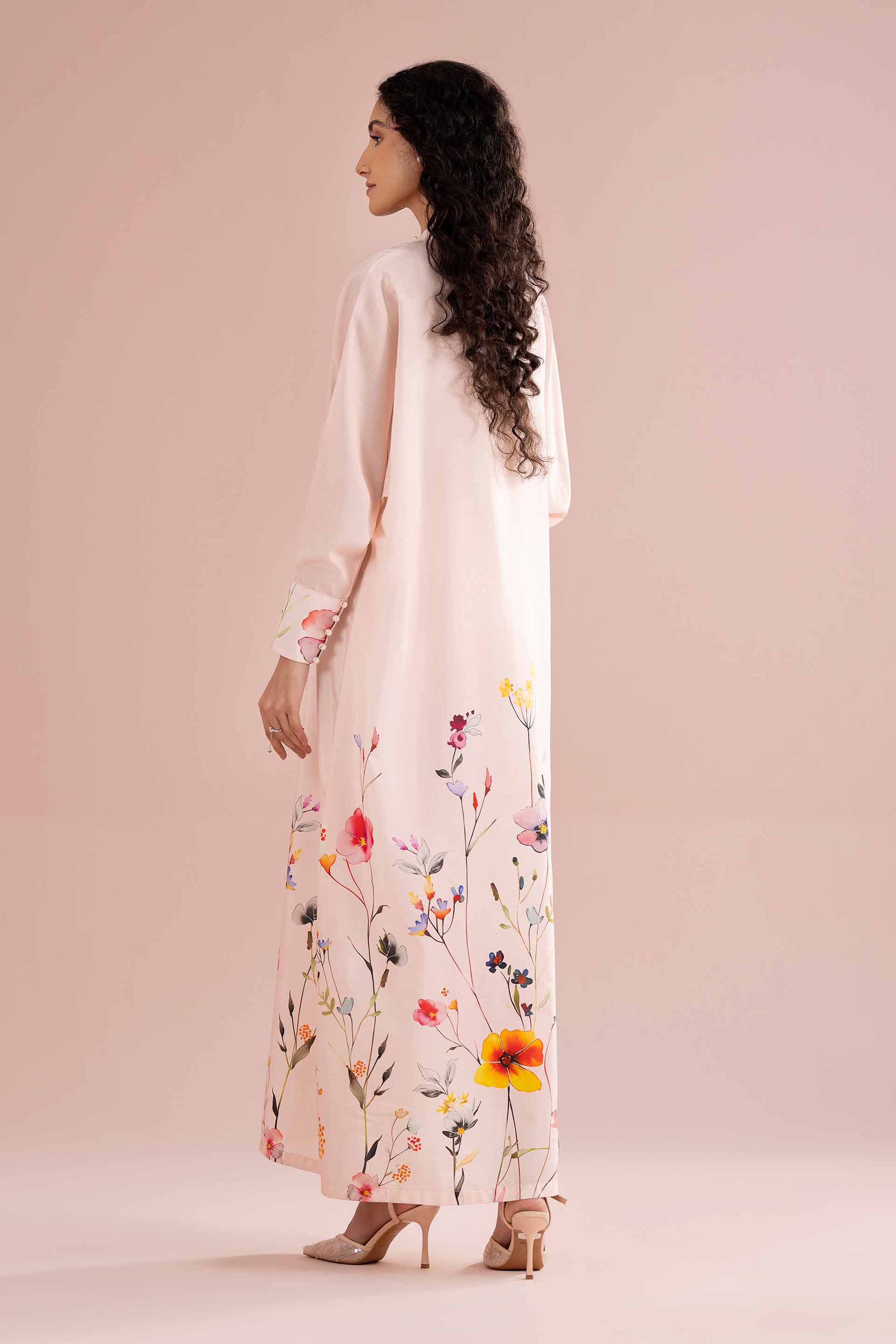 Printed Dress - FE26-71 for Women - Pret Collection | Nishat | Shop Online