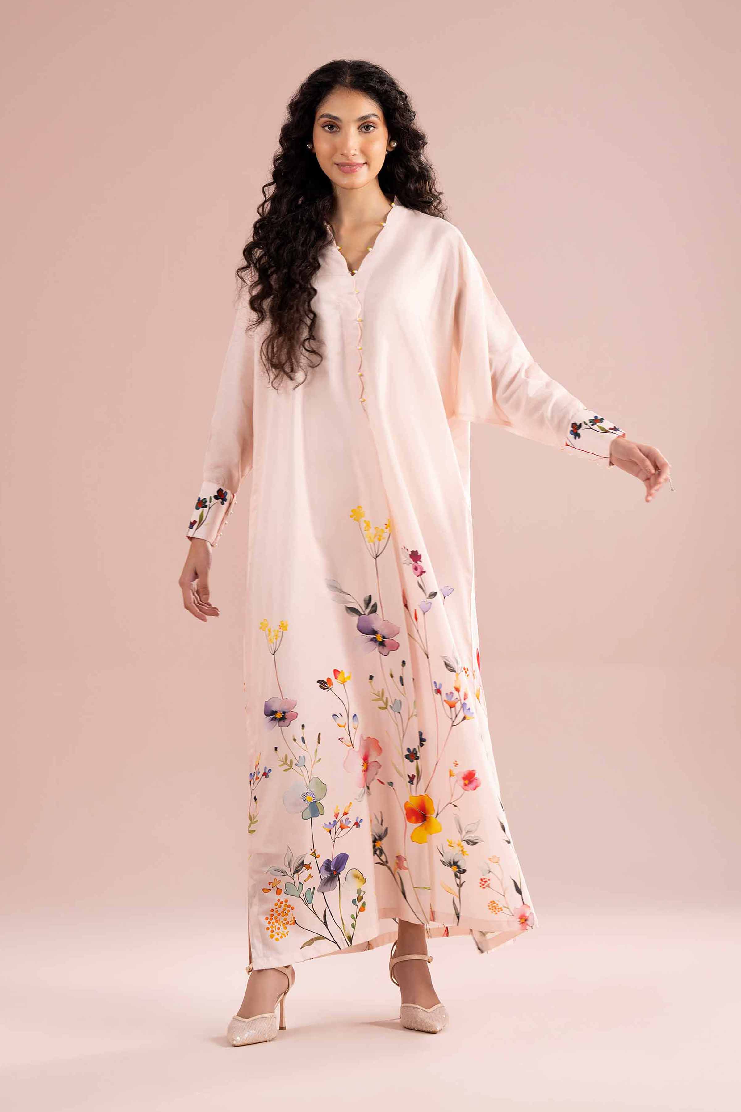 Printed Dress - FE26-71 for Women - Pret Collection | Nishat | Shop Online