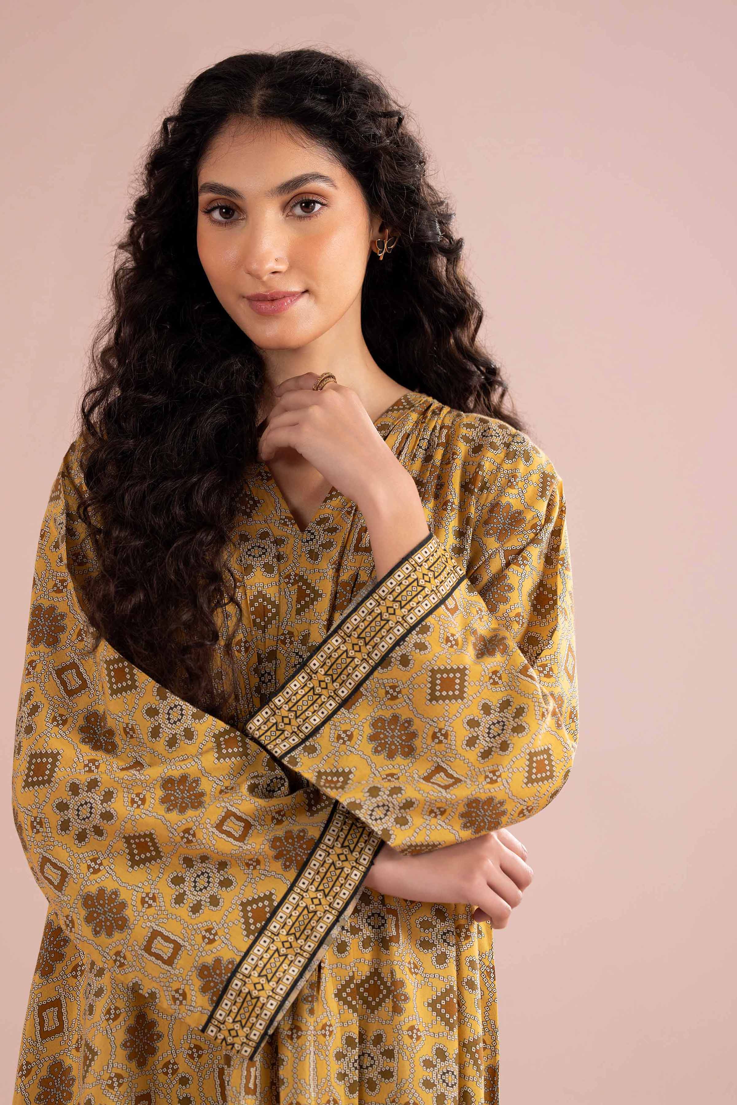 Printed Dress - FE26-73 for Women - Pret Collection | Nishat | Shop Online