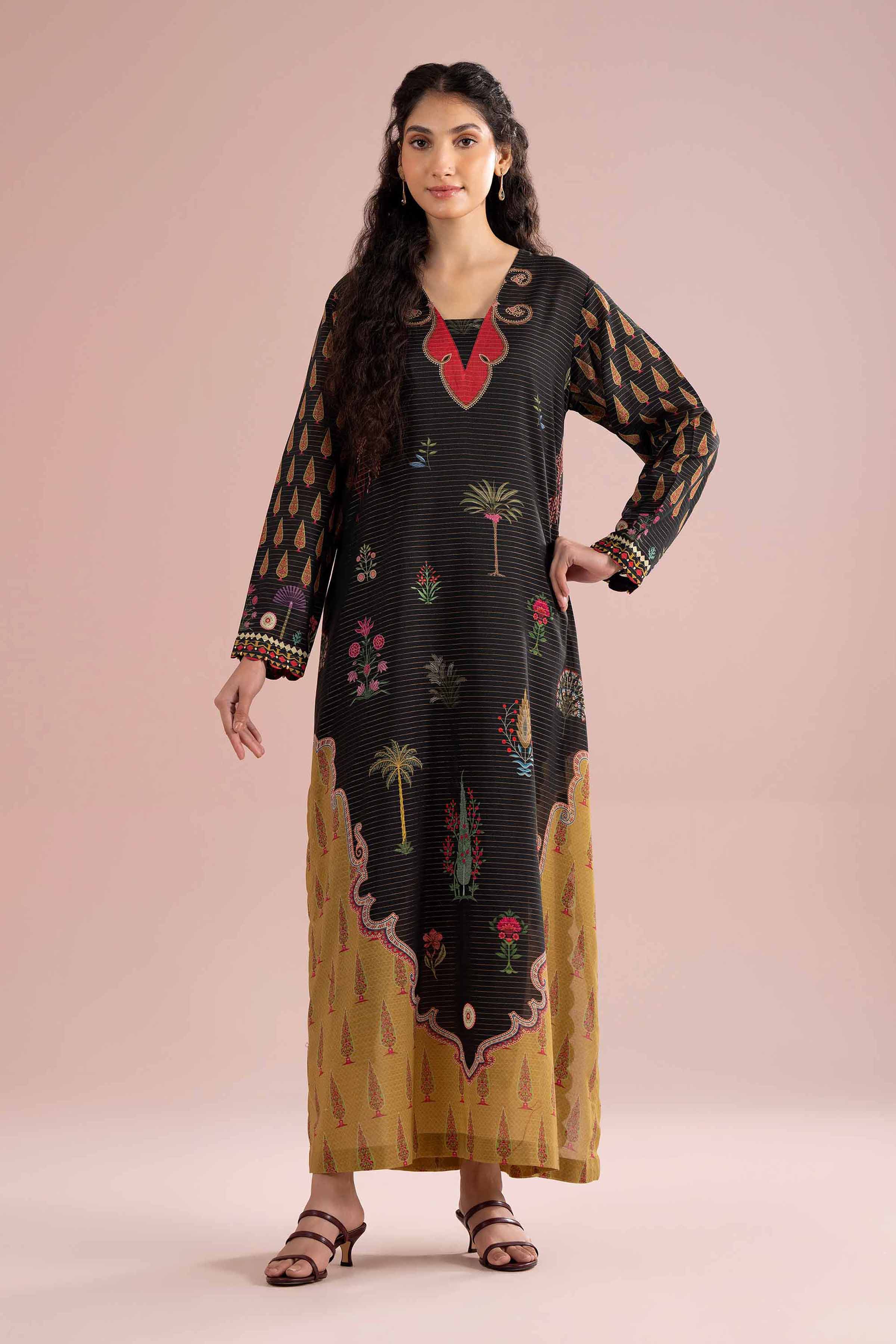 Printed Shirt - FE26-85 for Women - Pret Collection | Nishat | Shop Online