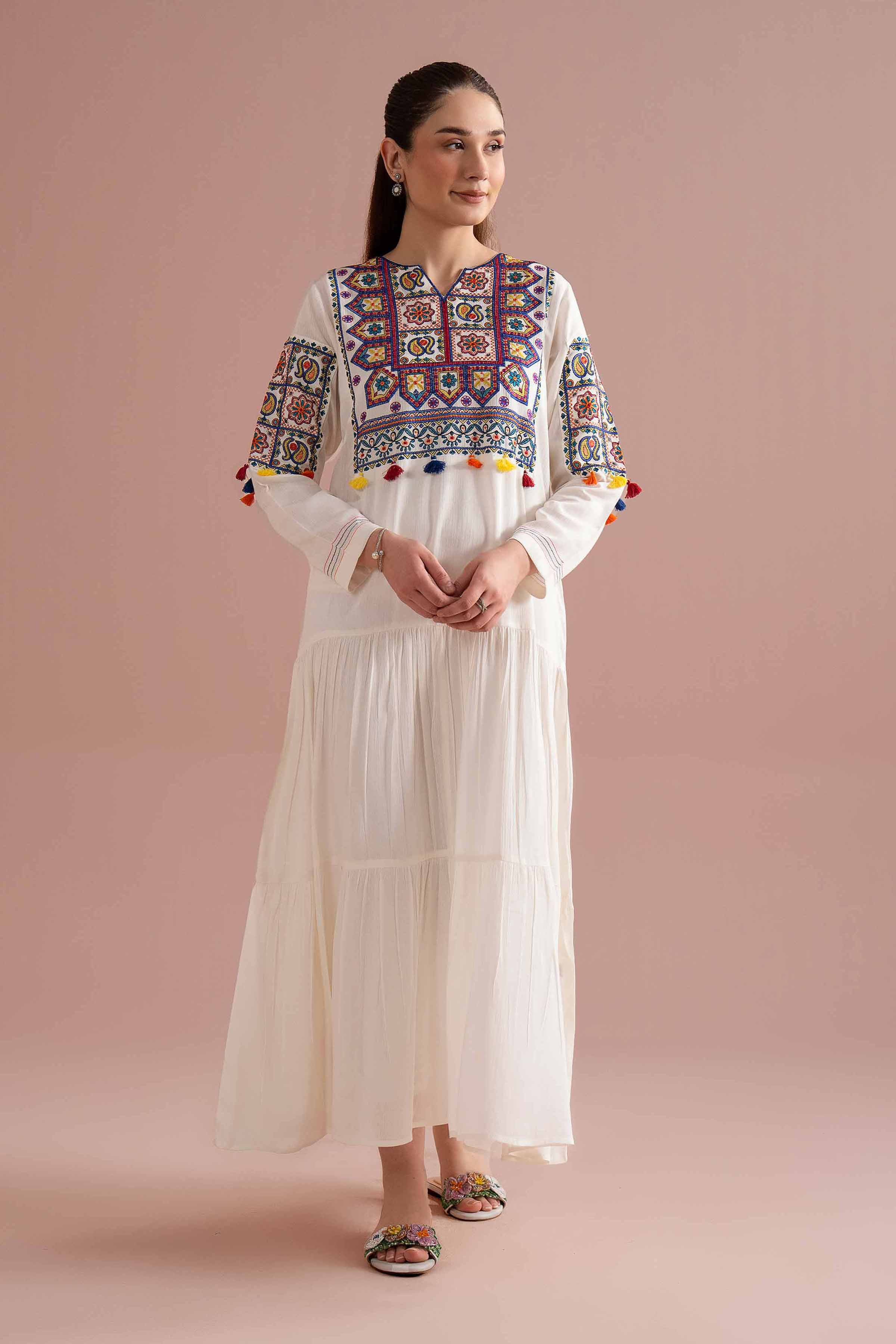 Embroidered Dress - FE26-92