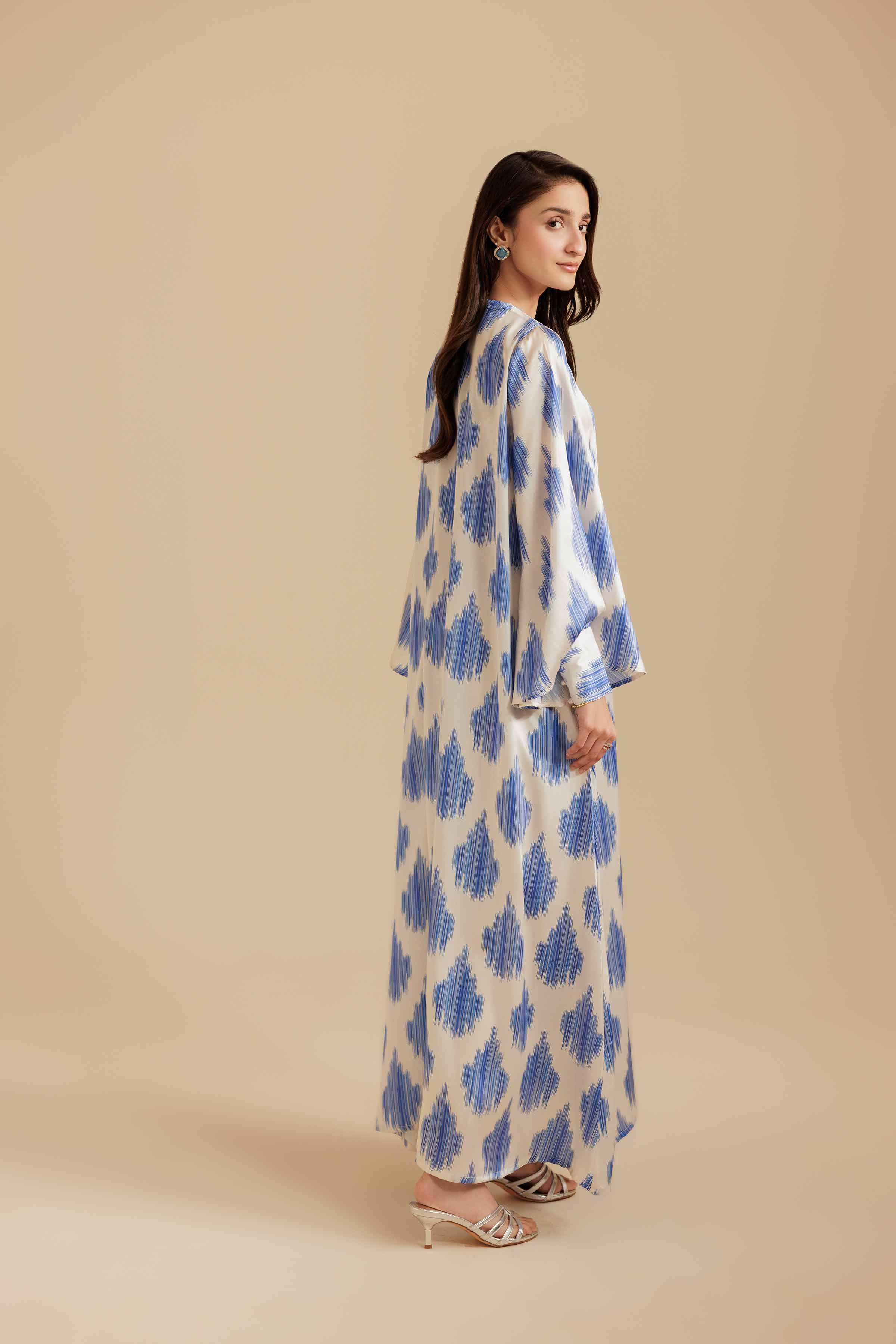 Printed Dress - FS25-46 for Women - Pret Collection | Nishat | Shop Online