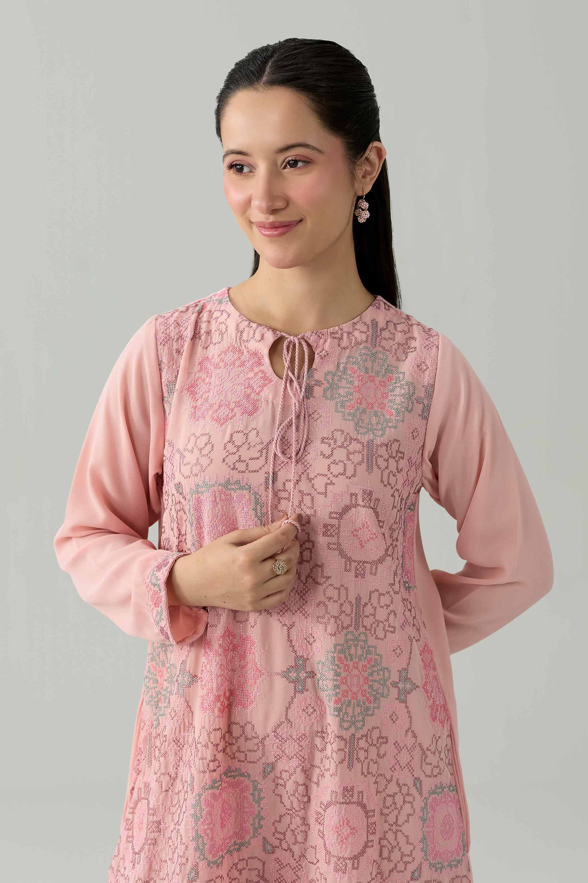 Embroidered Dress - FS26-12