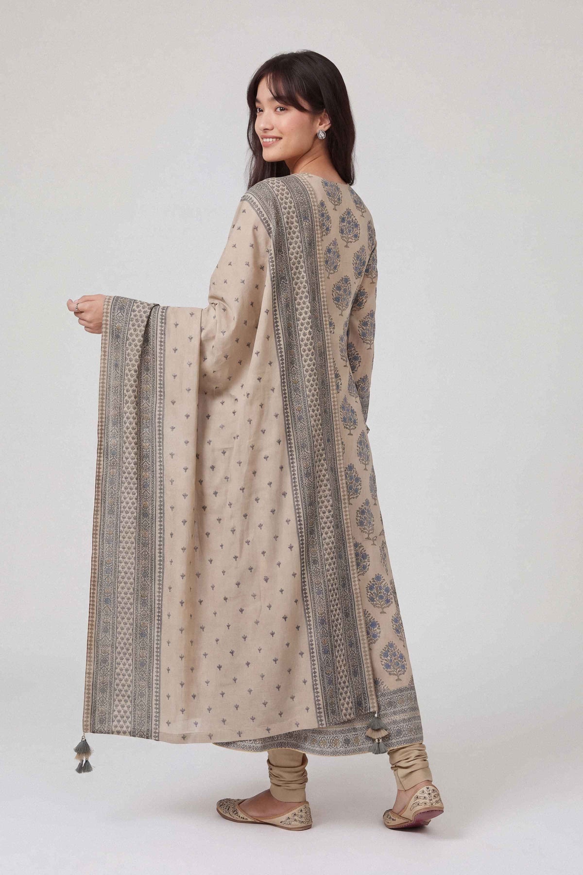 3 Piece - Dyed Printed Loose Fabric - 42604054 for Women - Fredoom To Buy Collection | Nishat | Shop Online