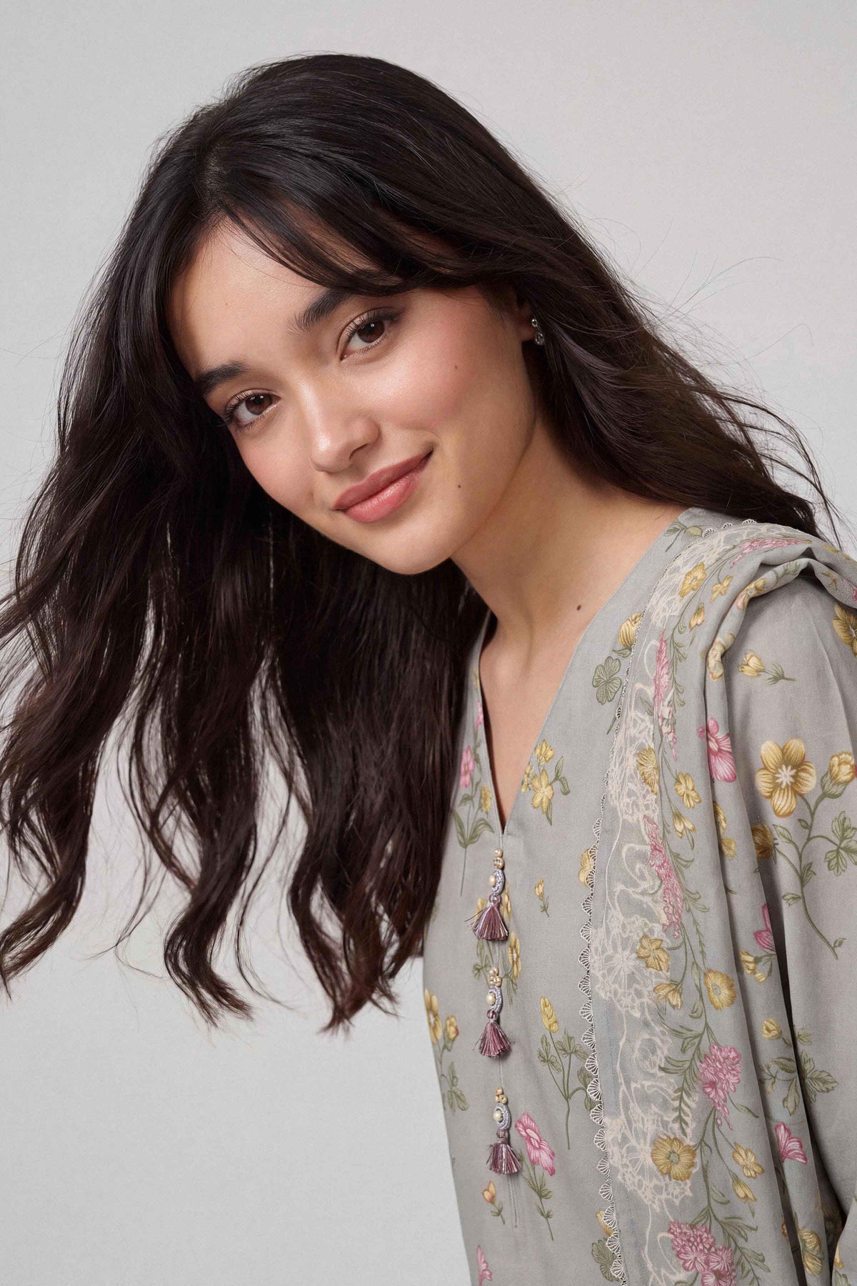 3 Piece - Dyed Printed Loose Fabric - 42604057 for Women - Fredoom To Buy Collection | Nishat | Shop Online