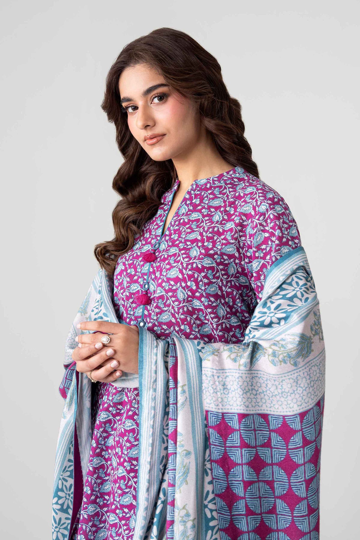 3 Piece - Printed Suit - FTB-COM-46