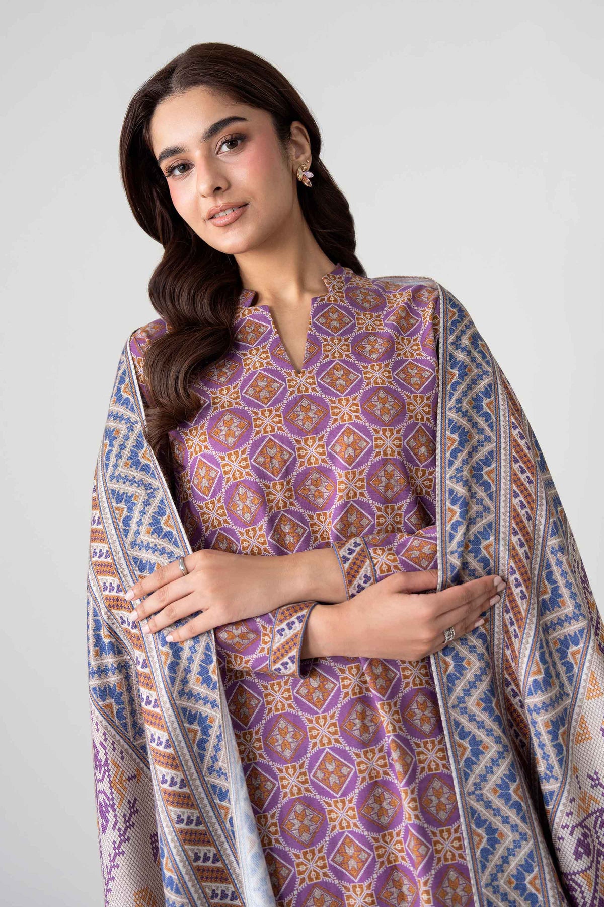 3 Piece - Printed Suit - FTB-COM-50