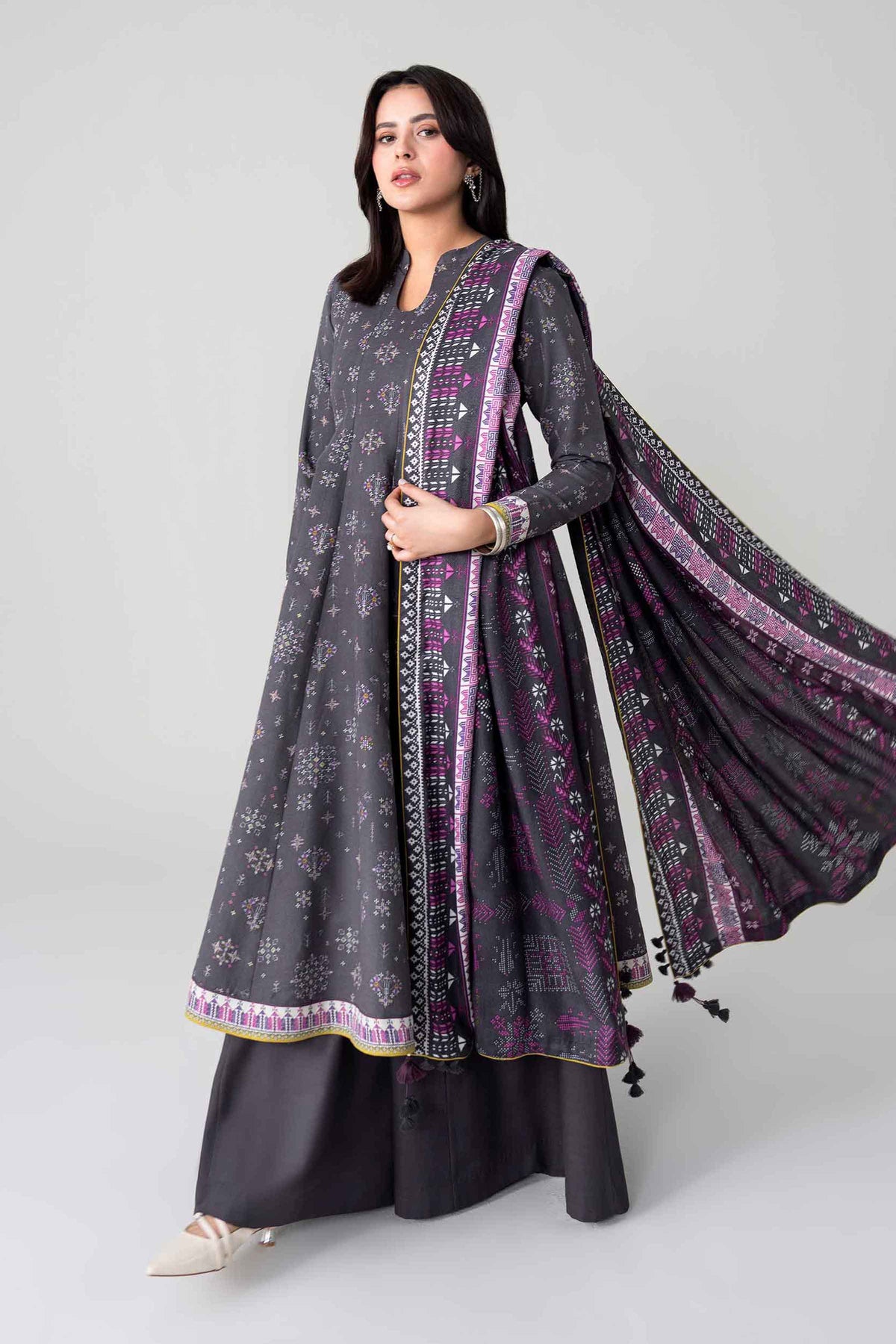 3 Piece - Printed Suit - FTB-COM-51
