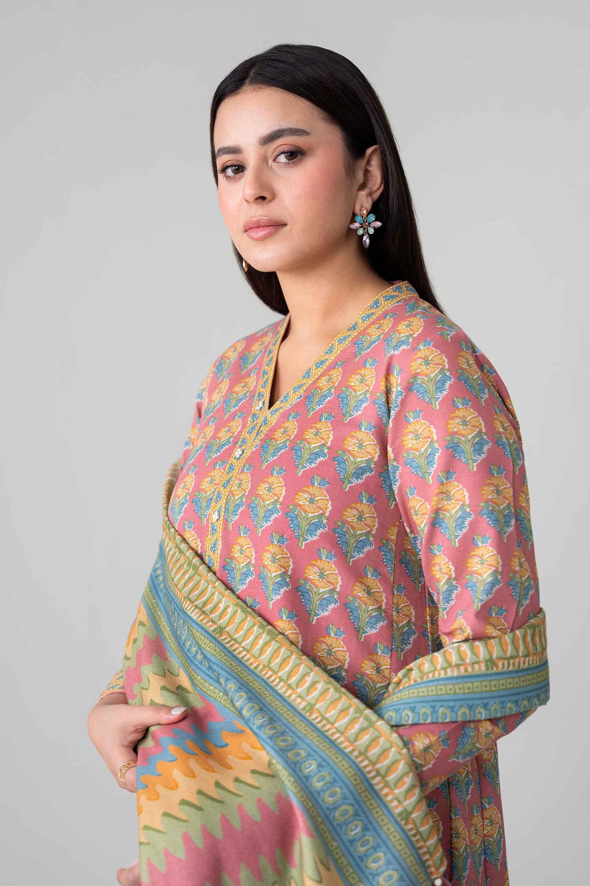 3 Piece - Printed Suit - FTB-COM-58