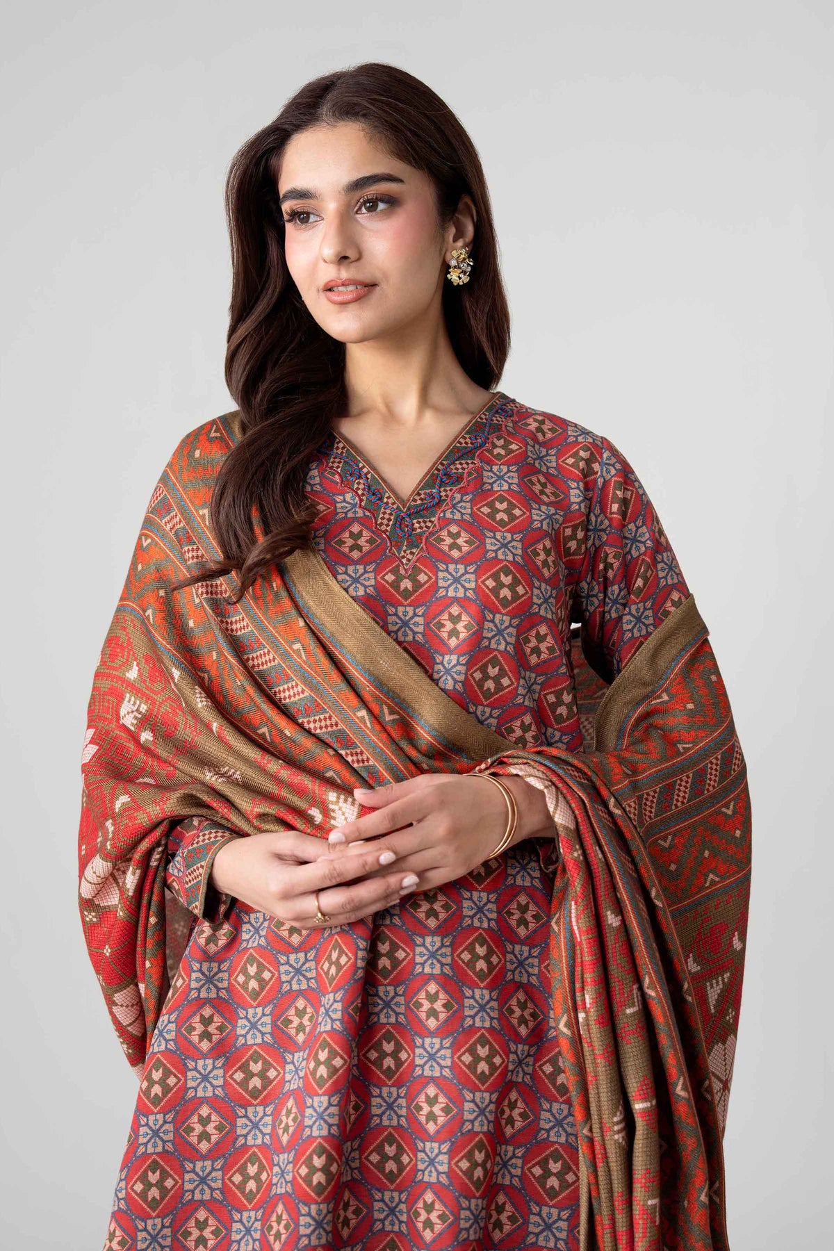 3 Piece - Printed Suit - FTB-COM-60