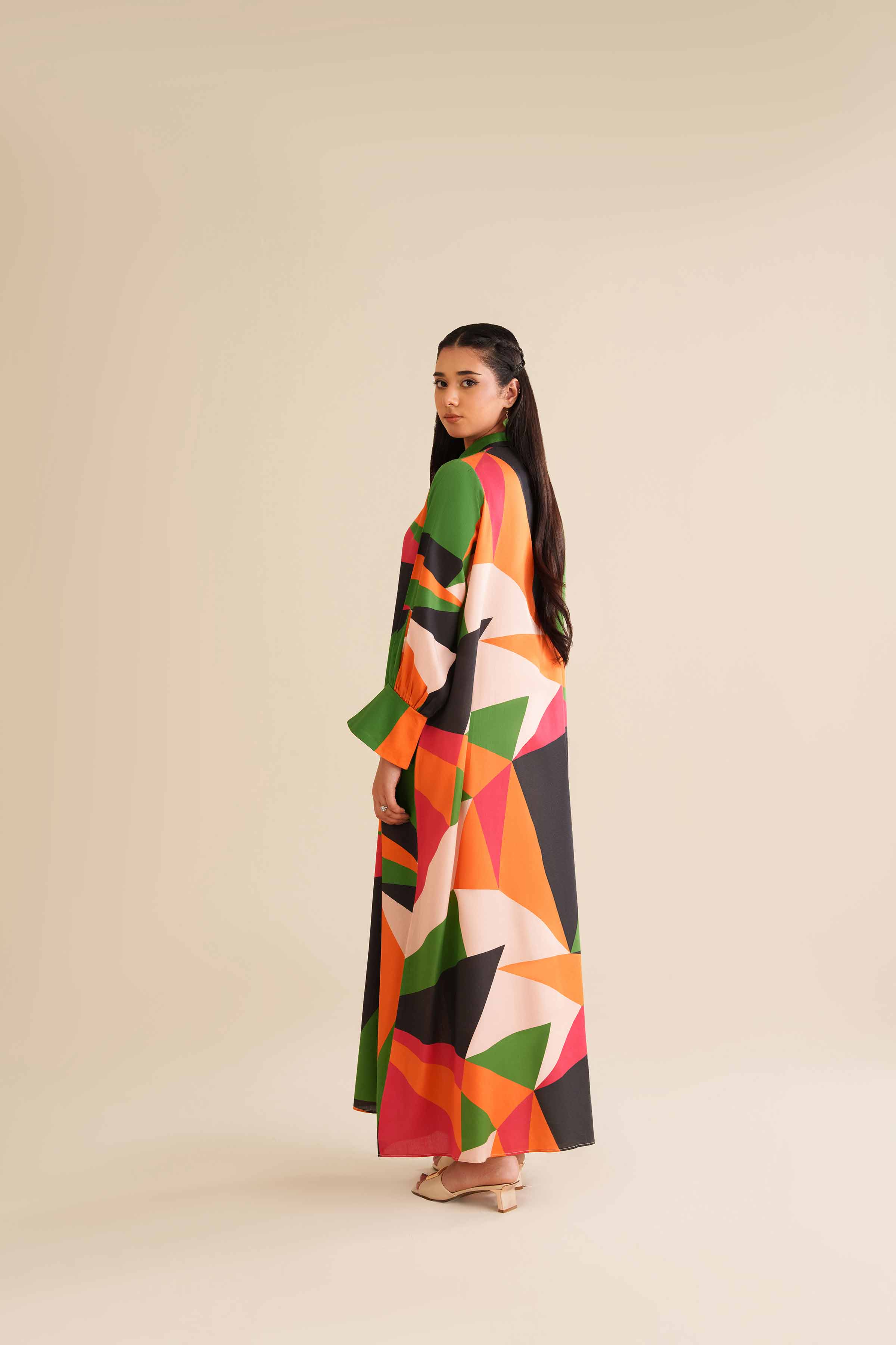 Printed Dress - FW25-03 for Women - Pret Collection | Nishat | Shop Online