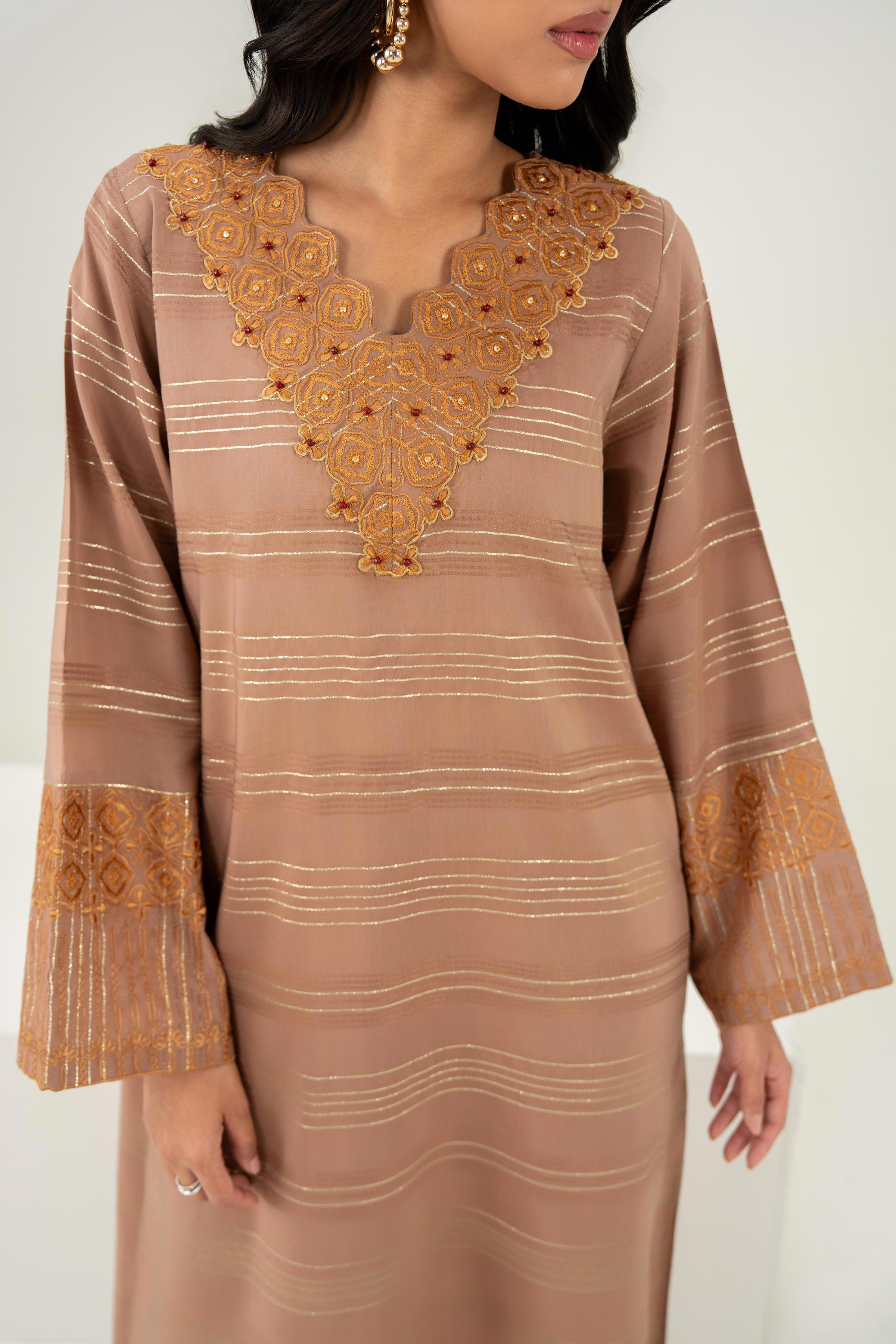 Embroidered Dress - FW25-16
