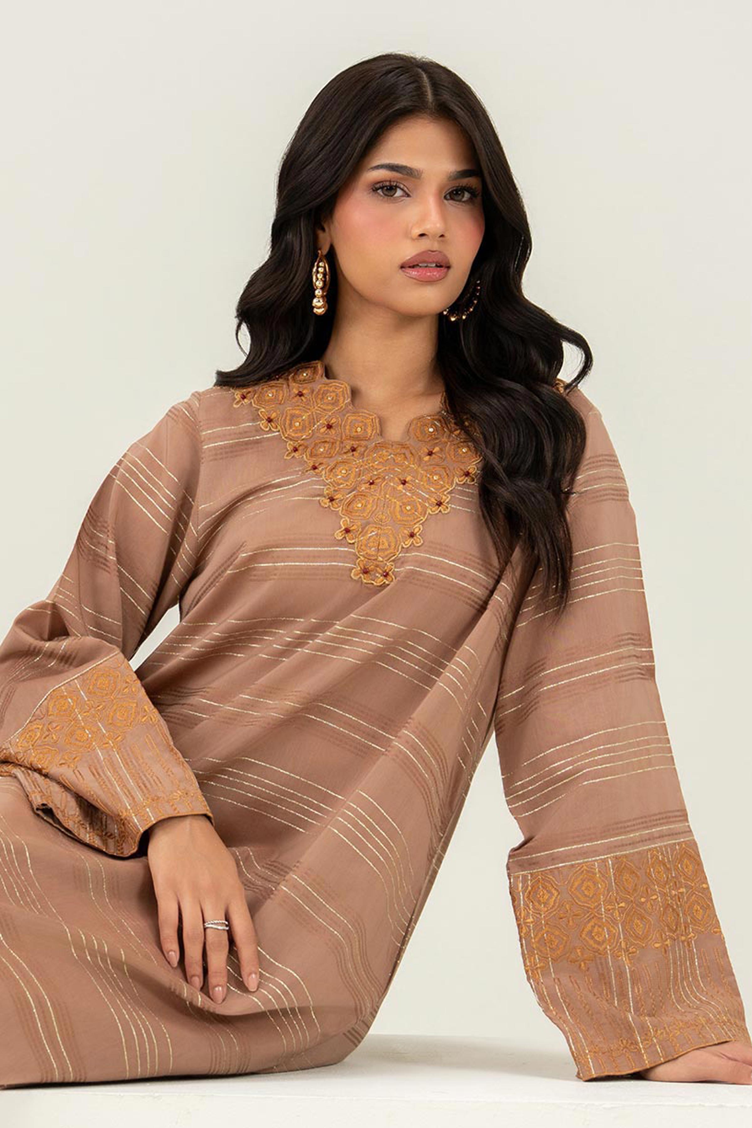Embroidered Dress - FW25-16