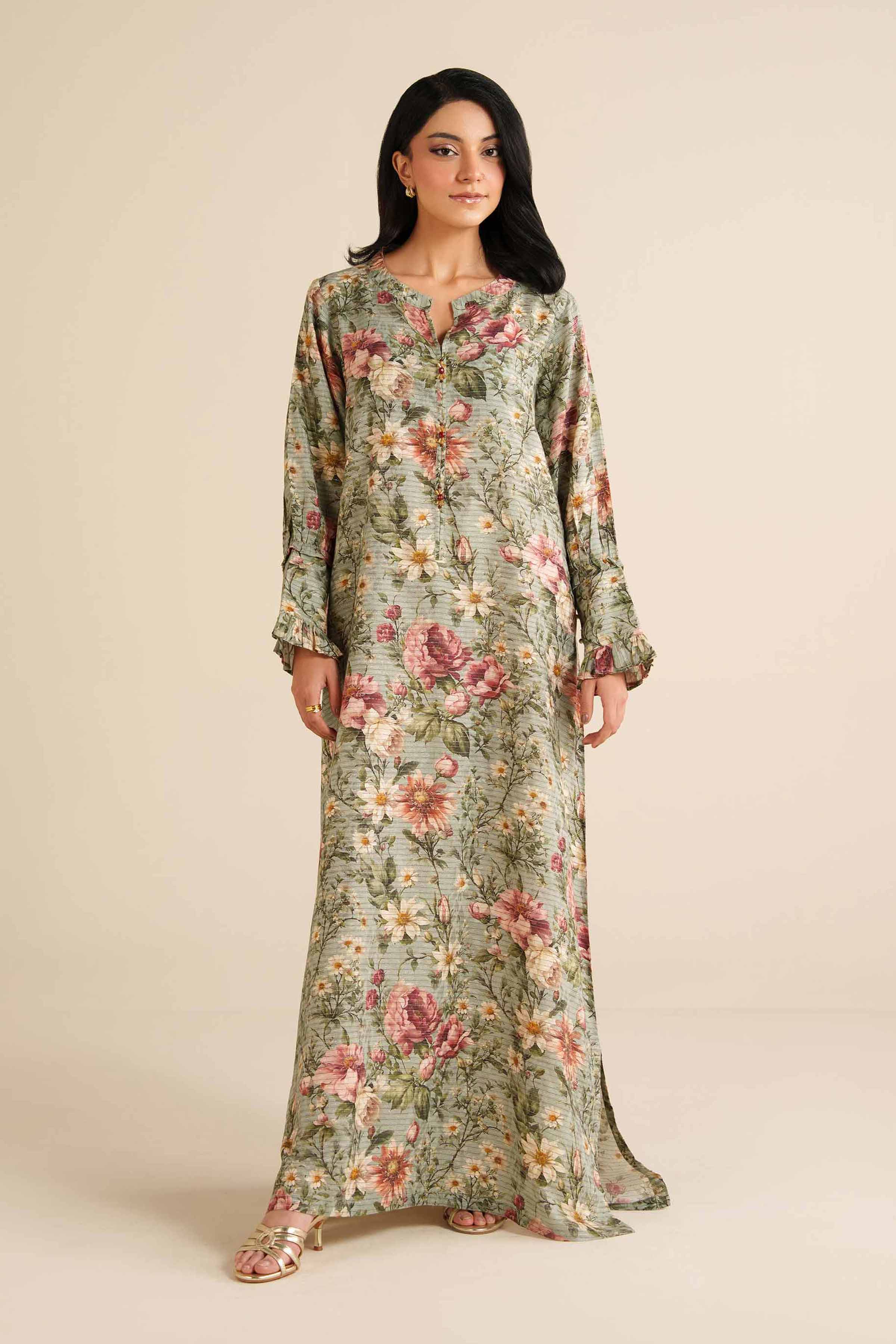 Printed Shirt - FW25-19 for Women - Pret Collection | Nishat | Shop Online