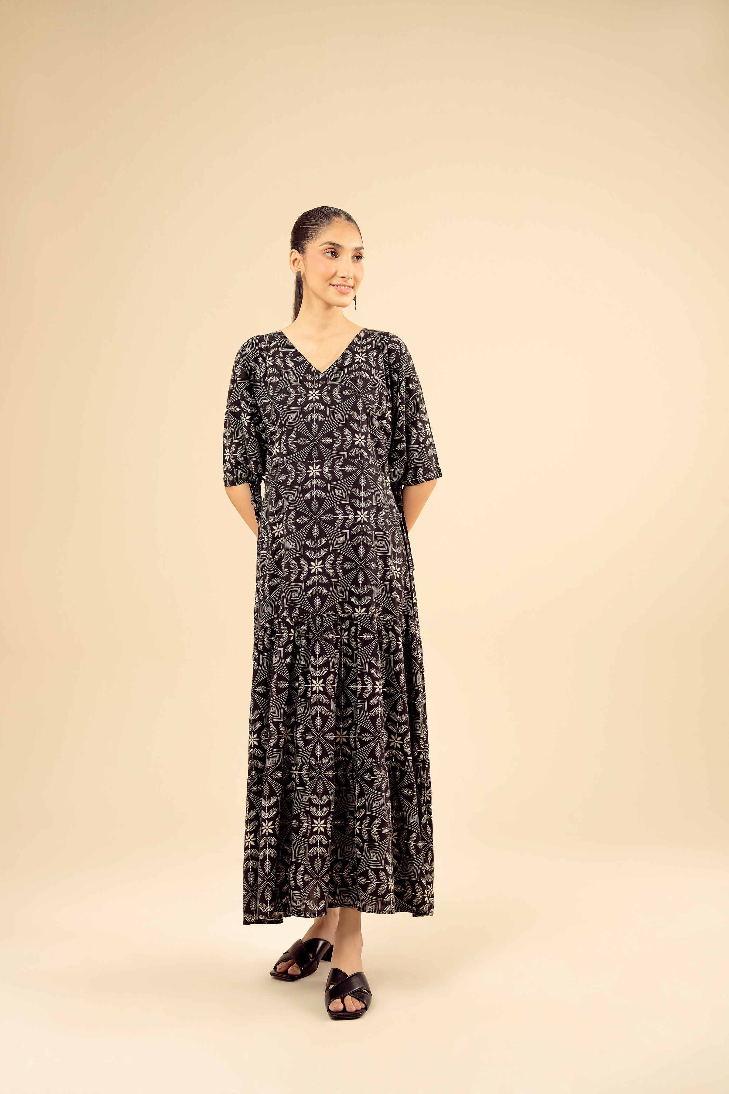 Printed Dress - FW25-31 for Women - Pret Collection | Nishat | Shop Online
