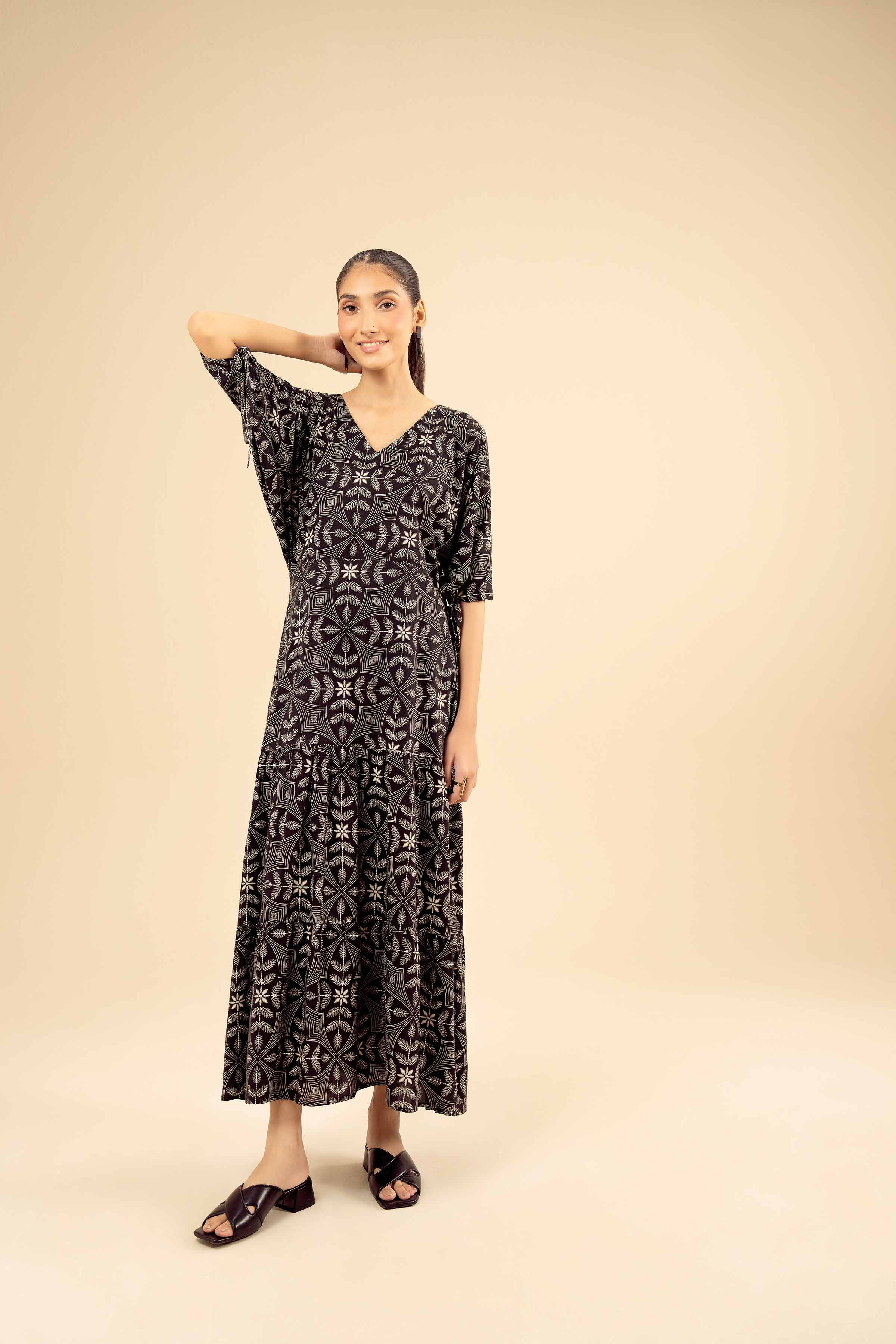 Printed Dress - FW25-31 for Women - Pret Collection | Nishat | Shop Online
