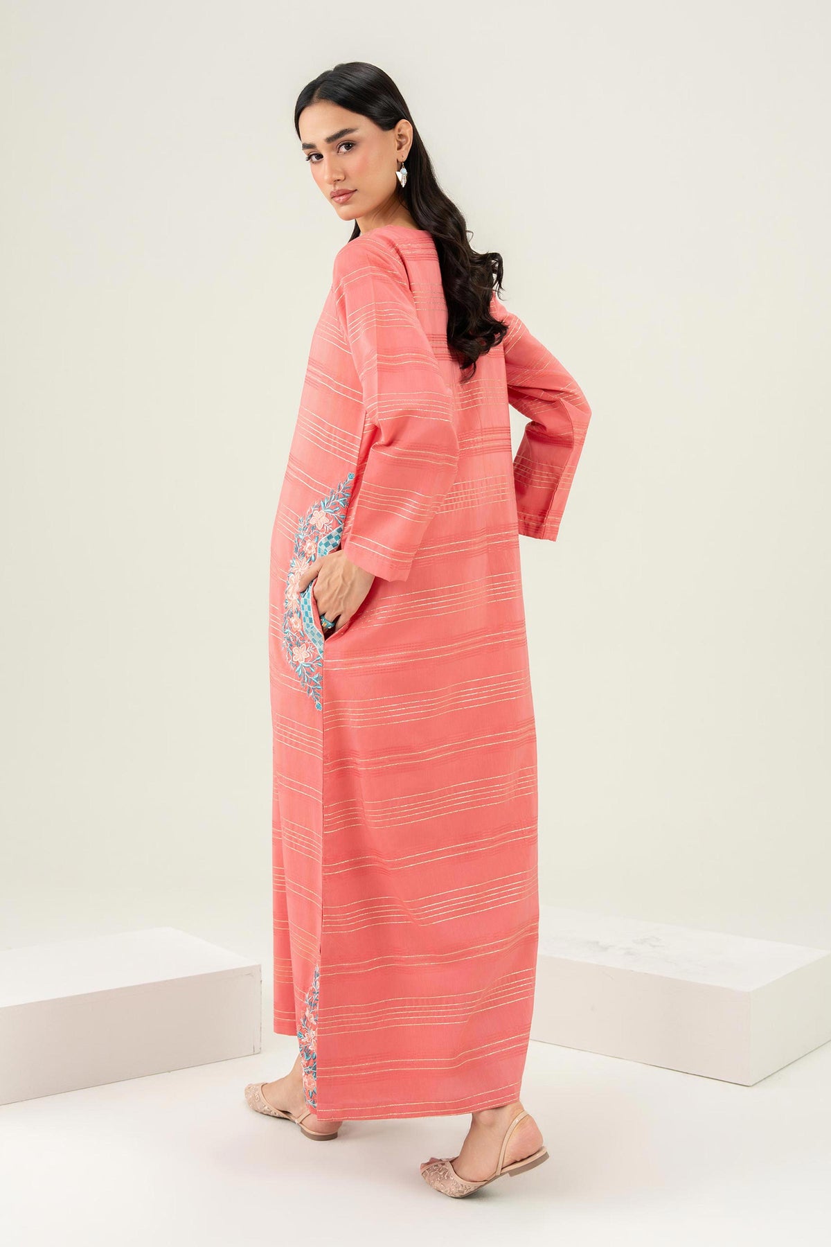 Embroidered Shirt - FW25-38 for Women - Pret Collection | Nishat | Shop Online