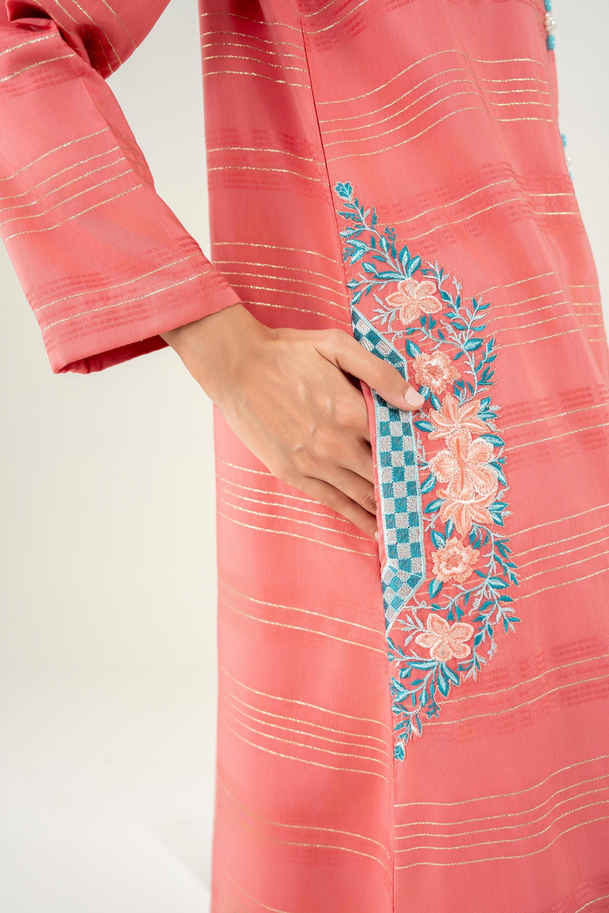 Embroidered Shirt - FW25-38 for Women - Pret Collection | Nishat | Shop Online