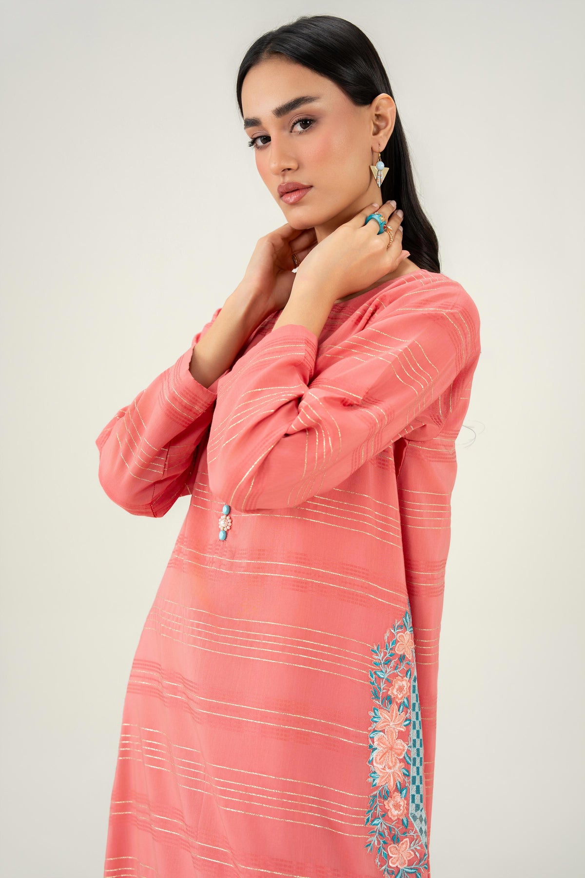 Embroidered Shirt - FW25-38 for Women - Pret Collection | Nishat | Shop Online