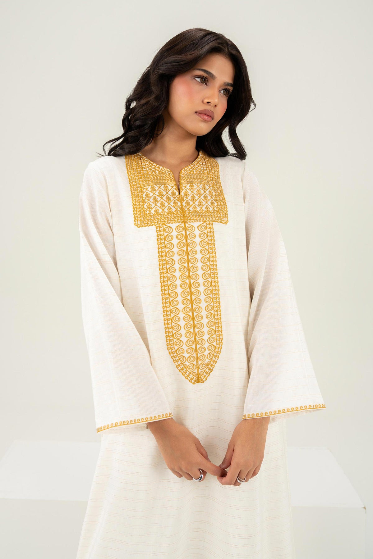 Embroidered Kaftan - FW25-39 for Women - Pret Collection | Nishat | Shop Online
