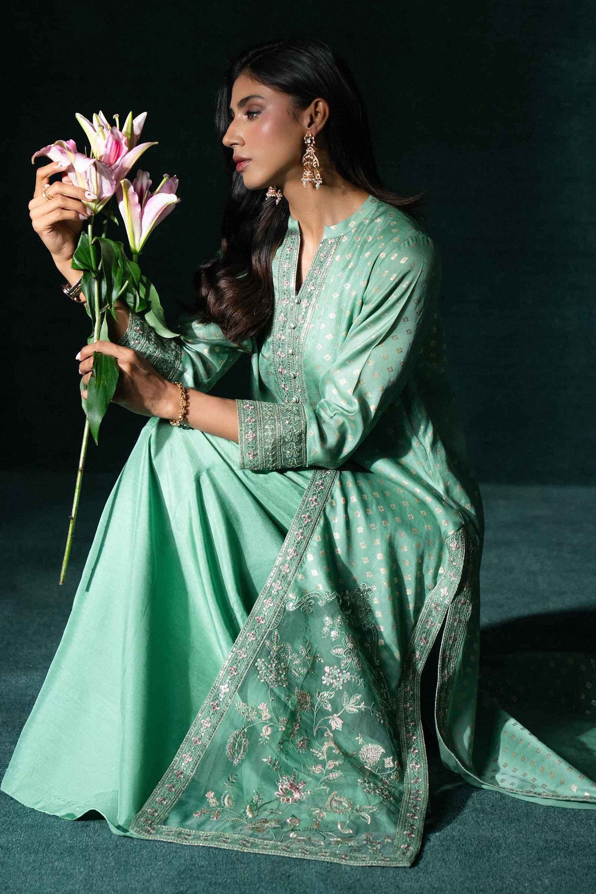 2 Piece - Printed Embroidered Suit - KBS26-134 for Women - Boutique Collection | Nishat | Shop Online