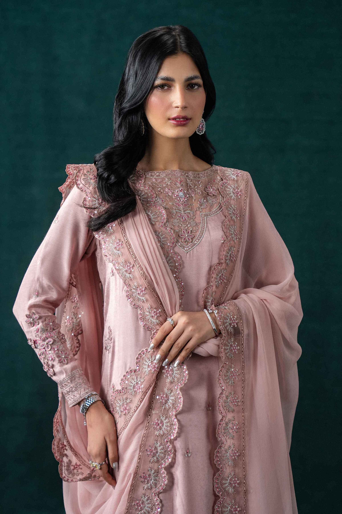 3 Piece - Embroidered Suit - KBS26-42 for Women - Boutique Collection | Nishat | Shop Online