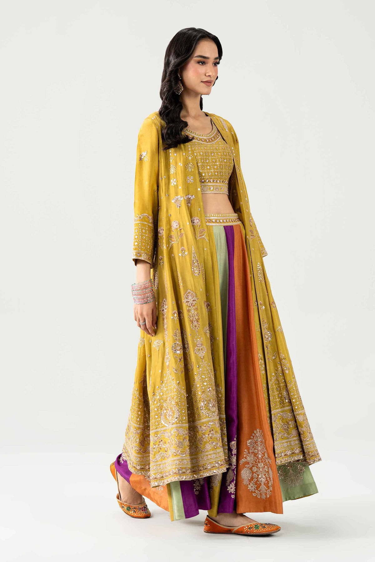 3 Piece - Embroidered Lehnga - KBS26-88