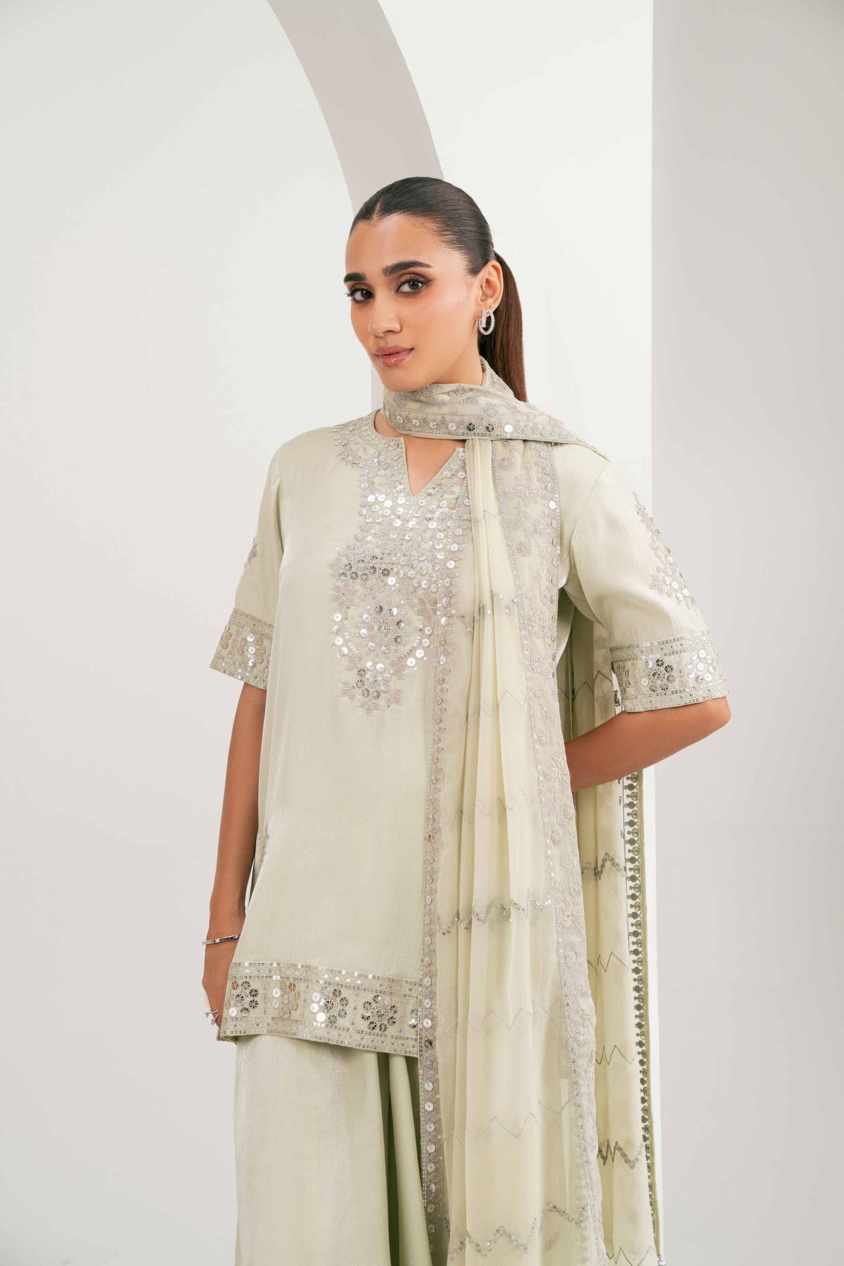 3 Piece - Embroidered Suit - KBW25-31 for Women - Boutique Collection | Nishat | Shop Online