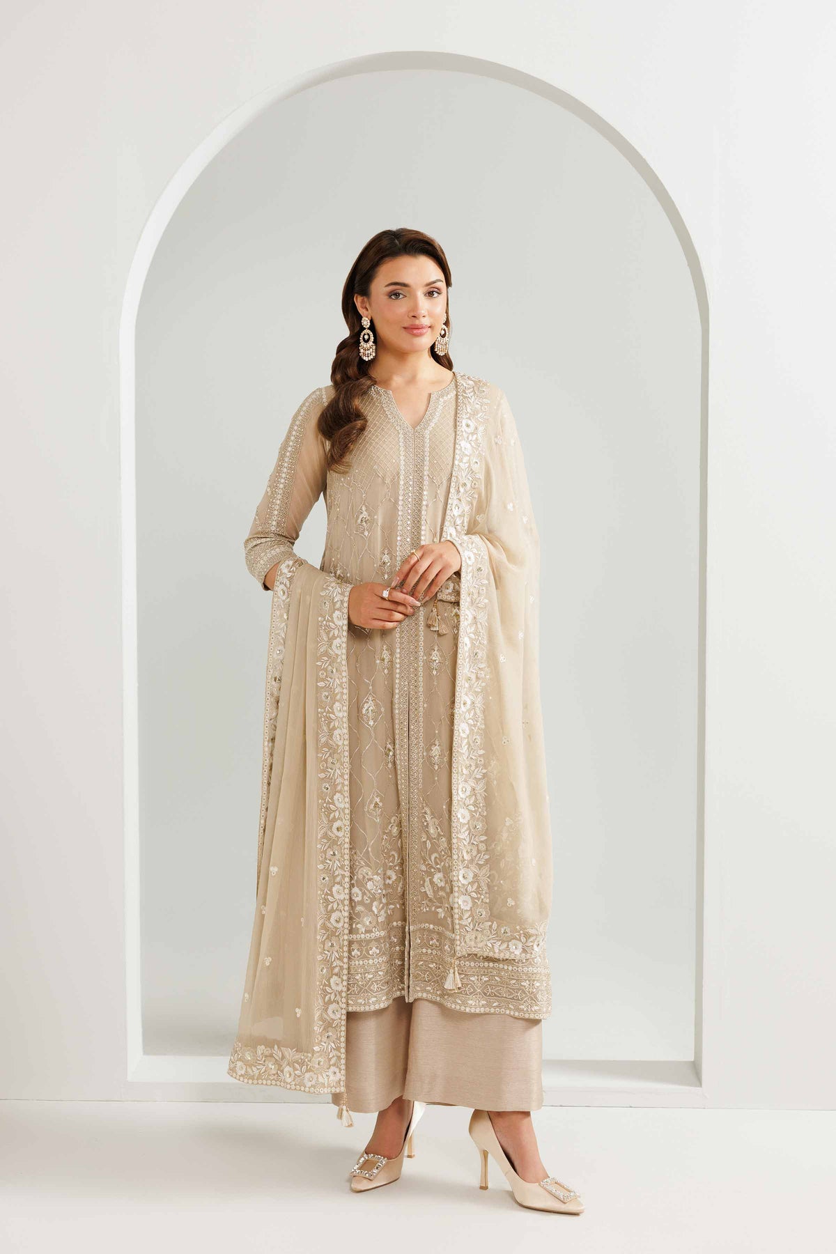 3 Piece - Embroidered Suit - KBW25-81 for Women - Boutique Collection | Nishat | Shop Online