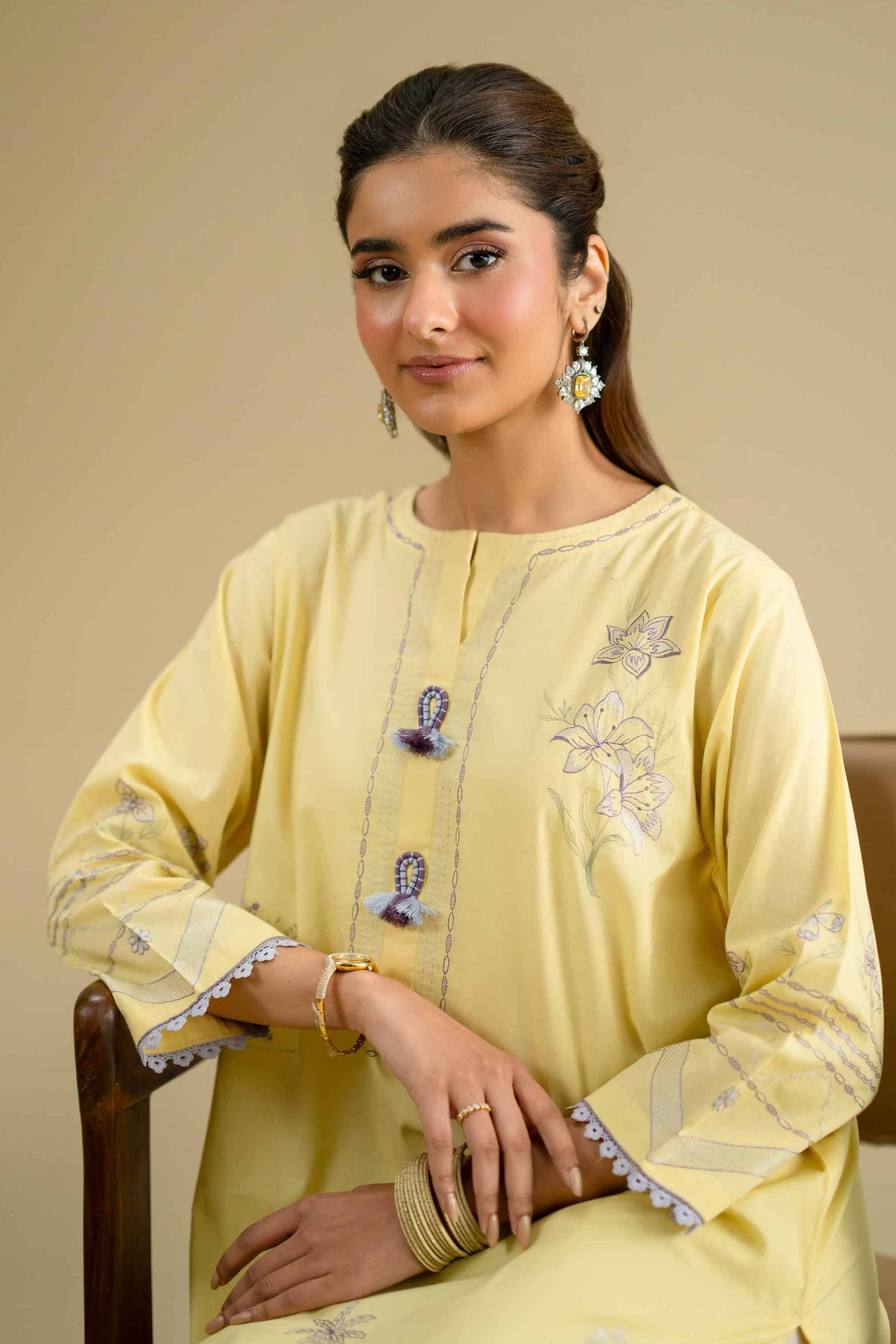 Embroidered Shirt - KFE26-01 for Women - Pret Collection | Nishat | Shop Online