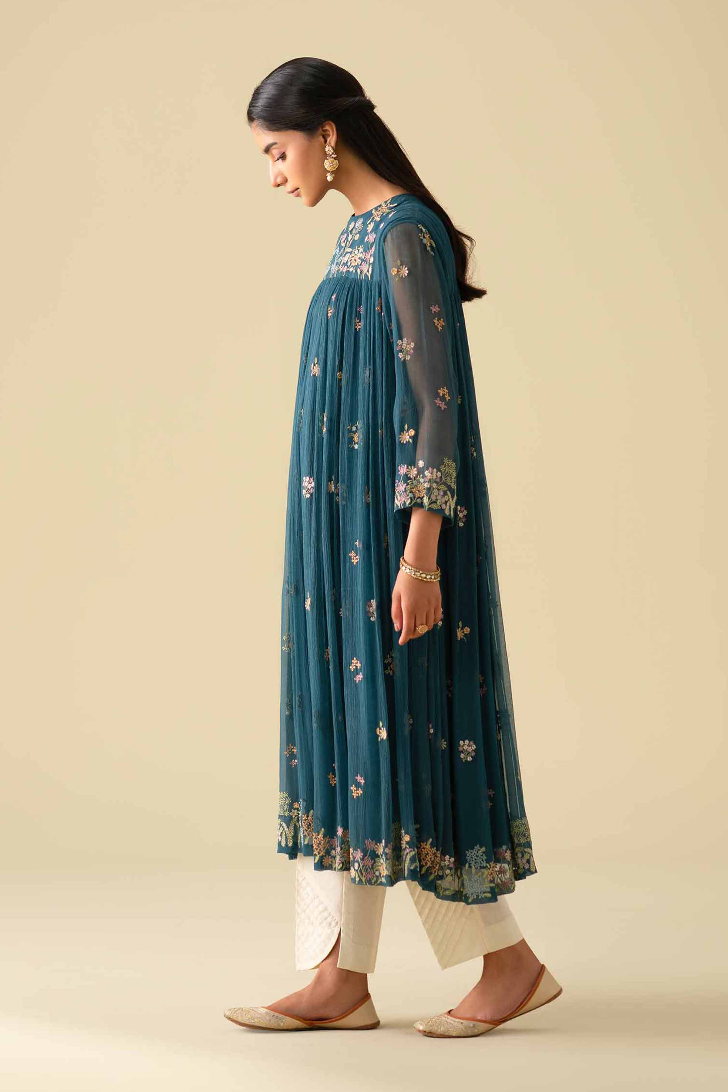 Embroidered Dress - KFE26-05 for Women - Pret Collection | Nishat | Shop Online